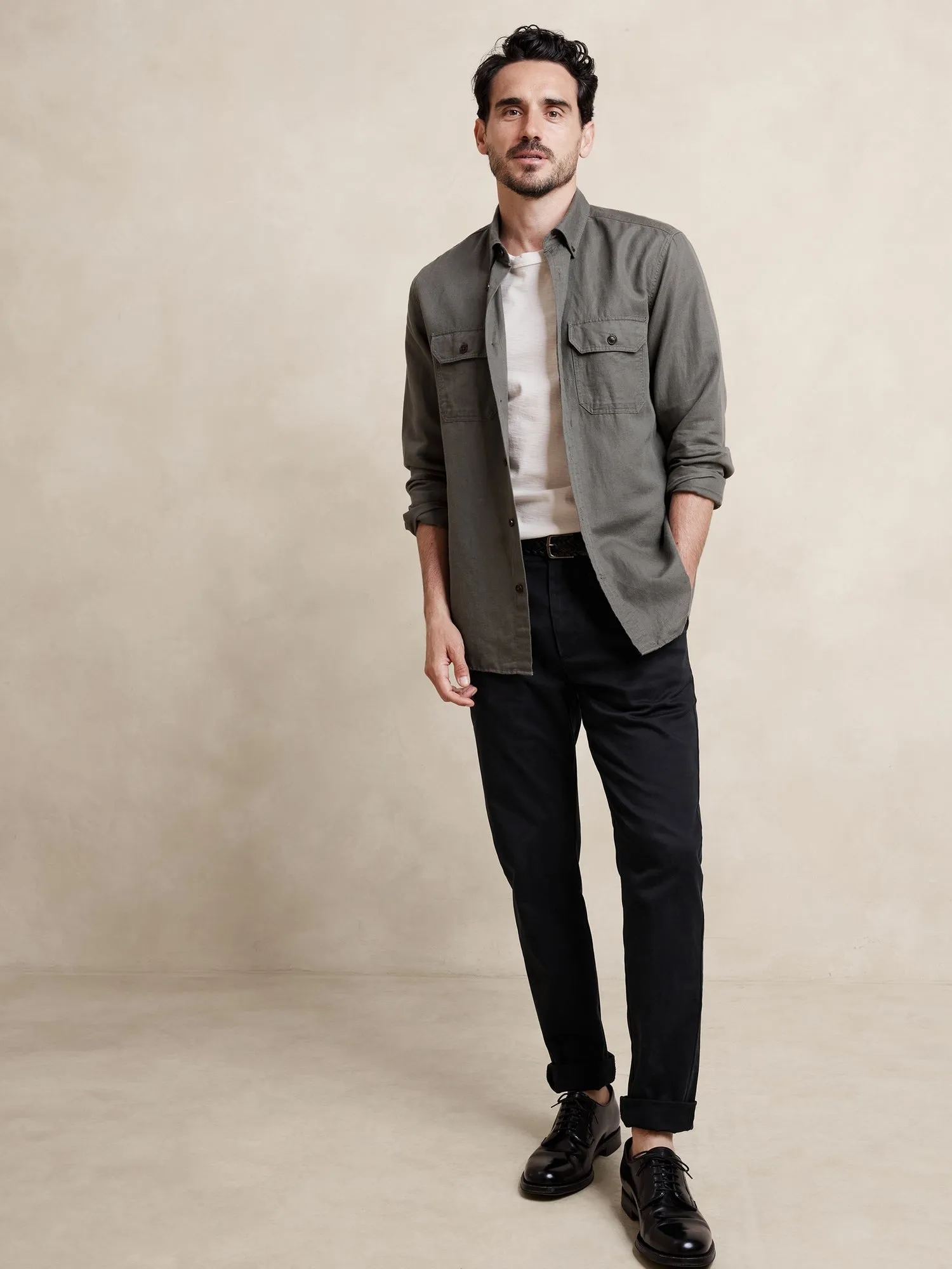 Authentic Slim Stretch Chino Banana Republic