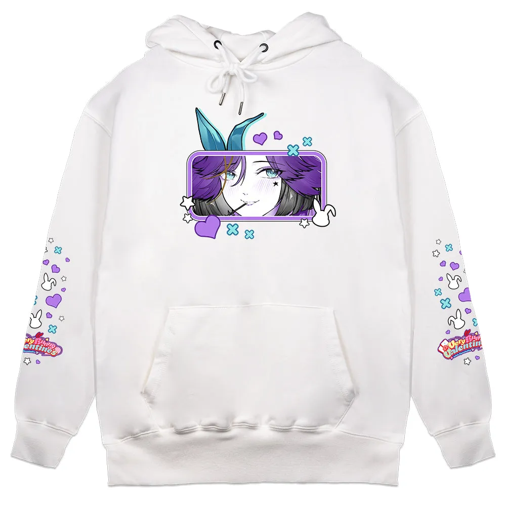 Azeria.EVE "Very Bunny Valentine's" Hoodie - White
