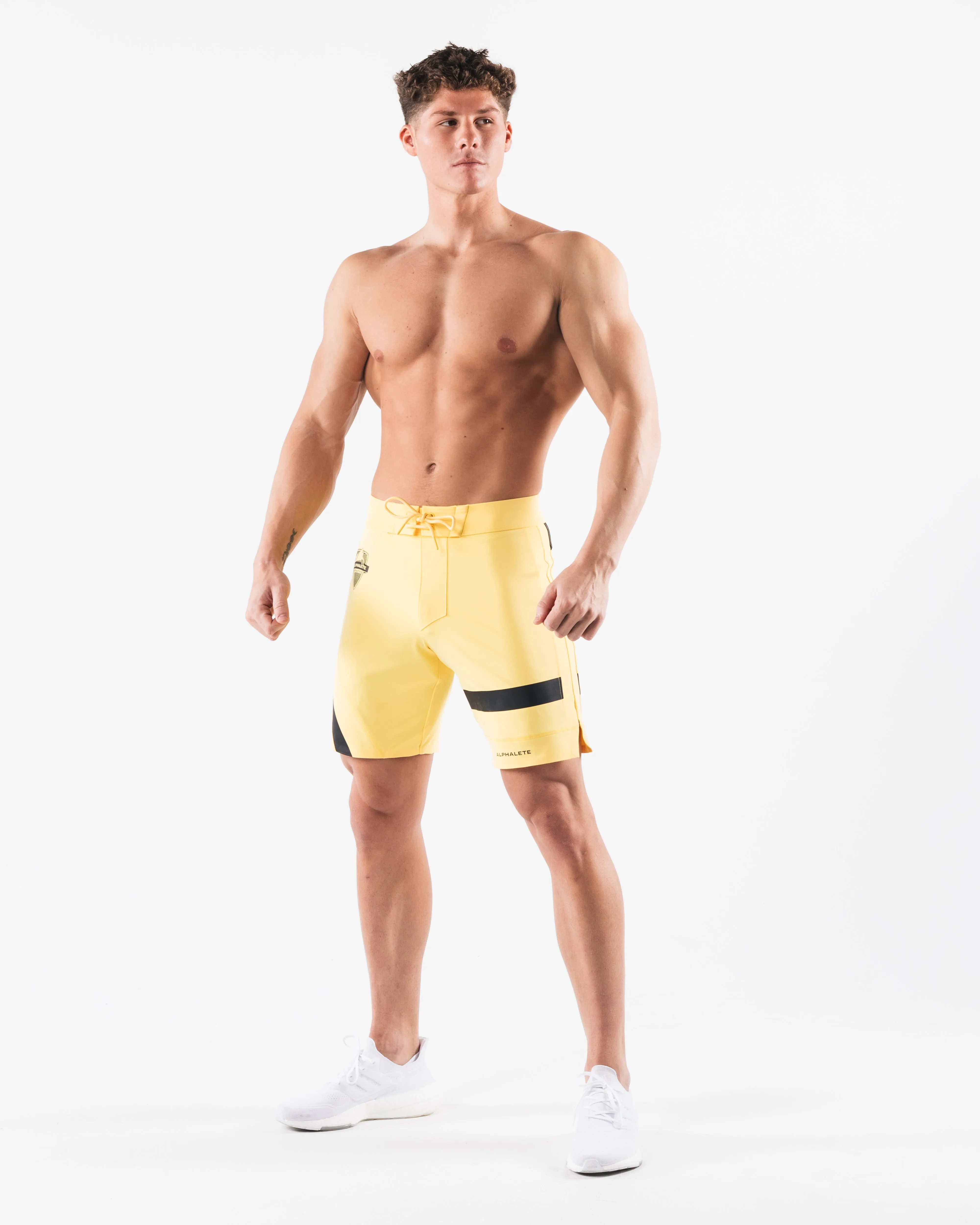 Aztec Boardshort - Black Honey Alphalete Athletics
