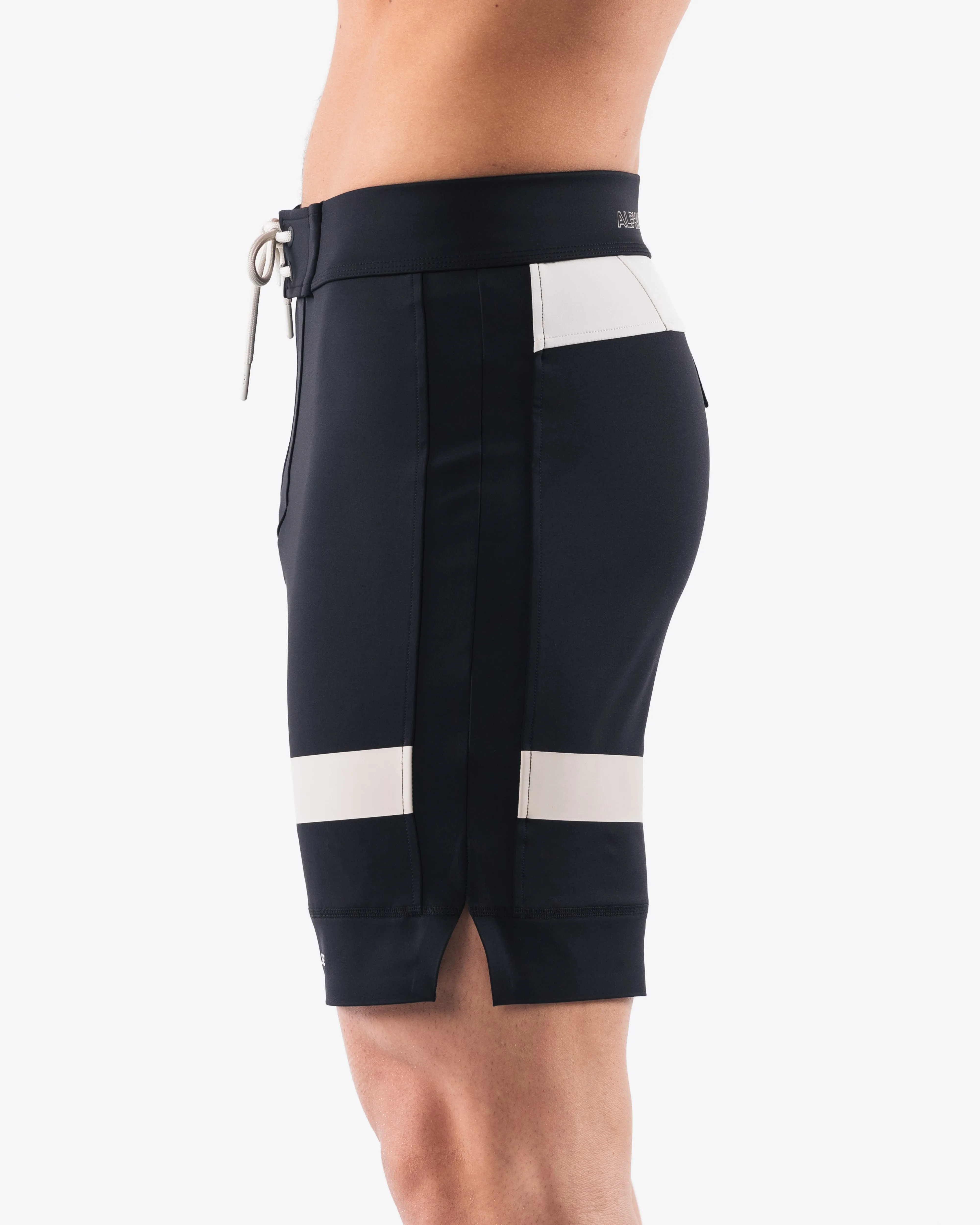 Aztec Boardshort - Black Linen Alphalete Athletics
