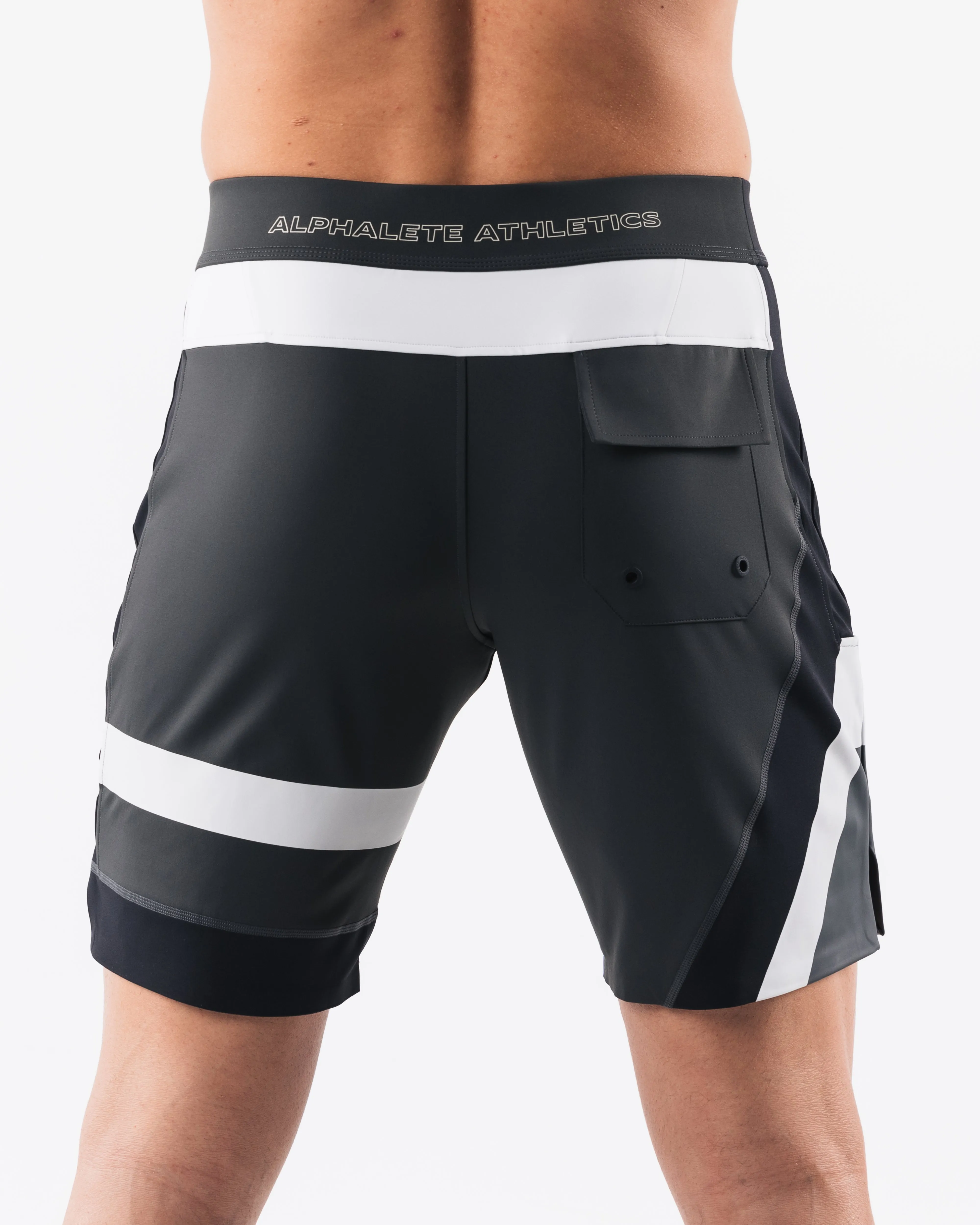 Aztec Boardshort - Cloud Smoke Alphalete Athletics