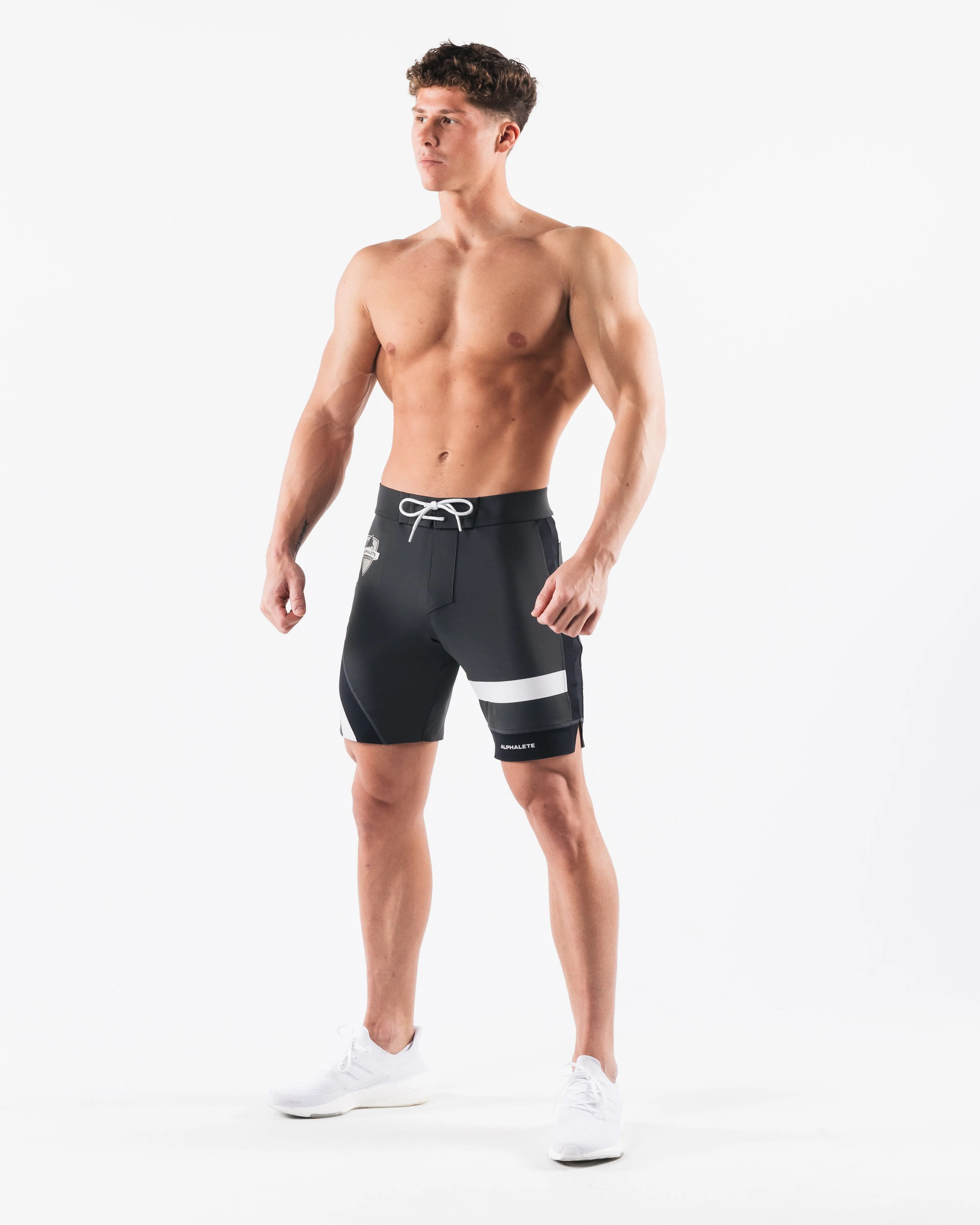 Aztec Boardshort - Cloud Smoke Alphalete Athletics