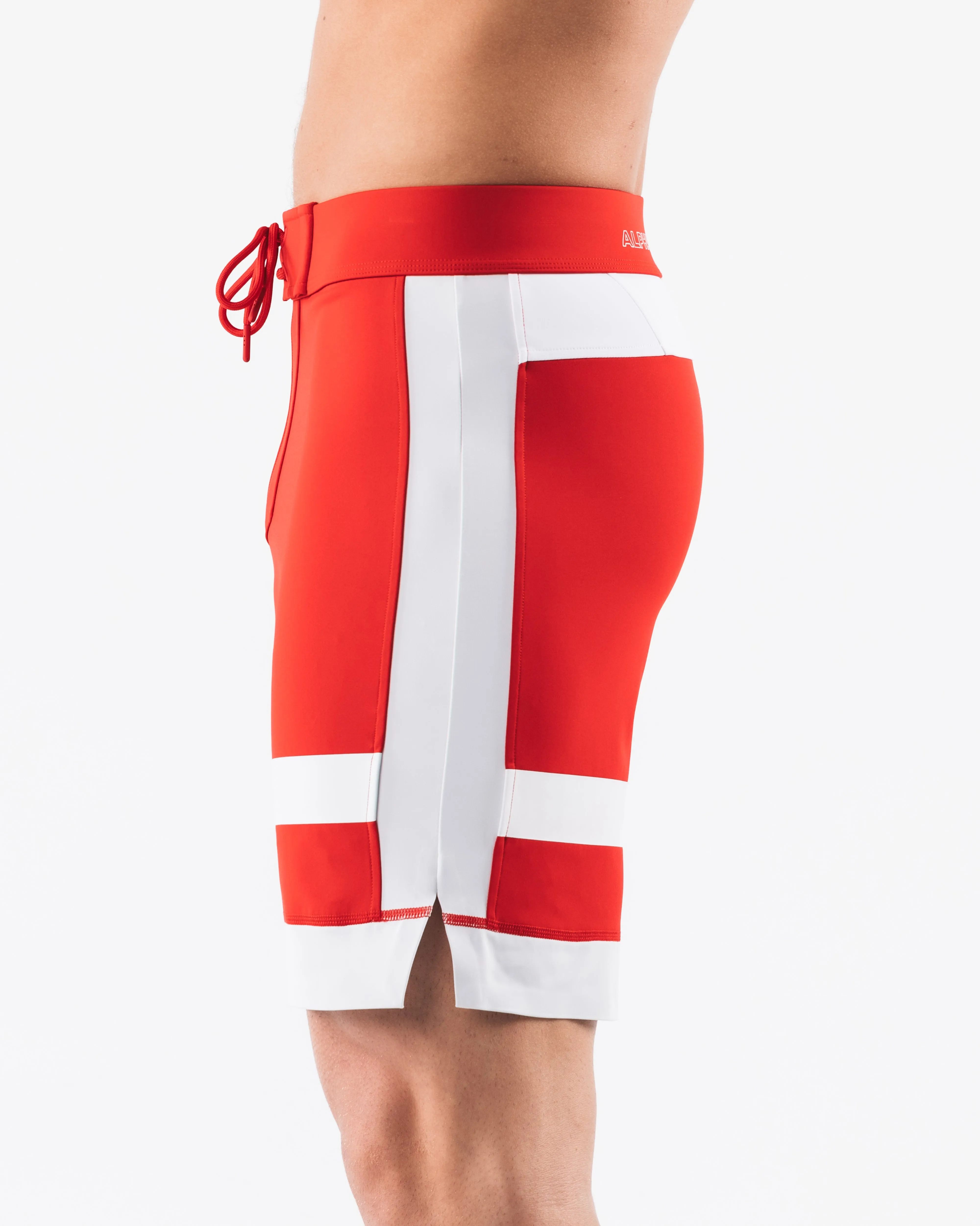 Aztec Boardshort - Crimson Coin Alphalete Athletics