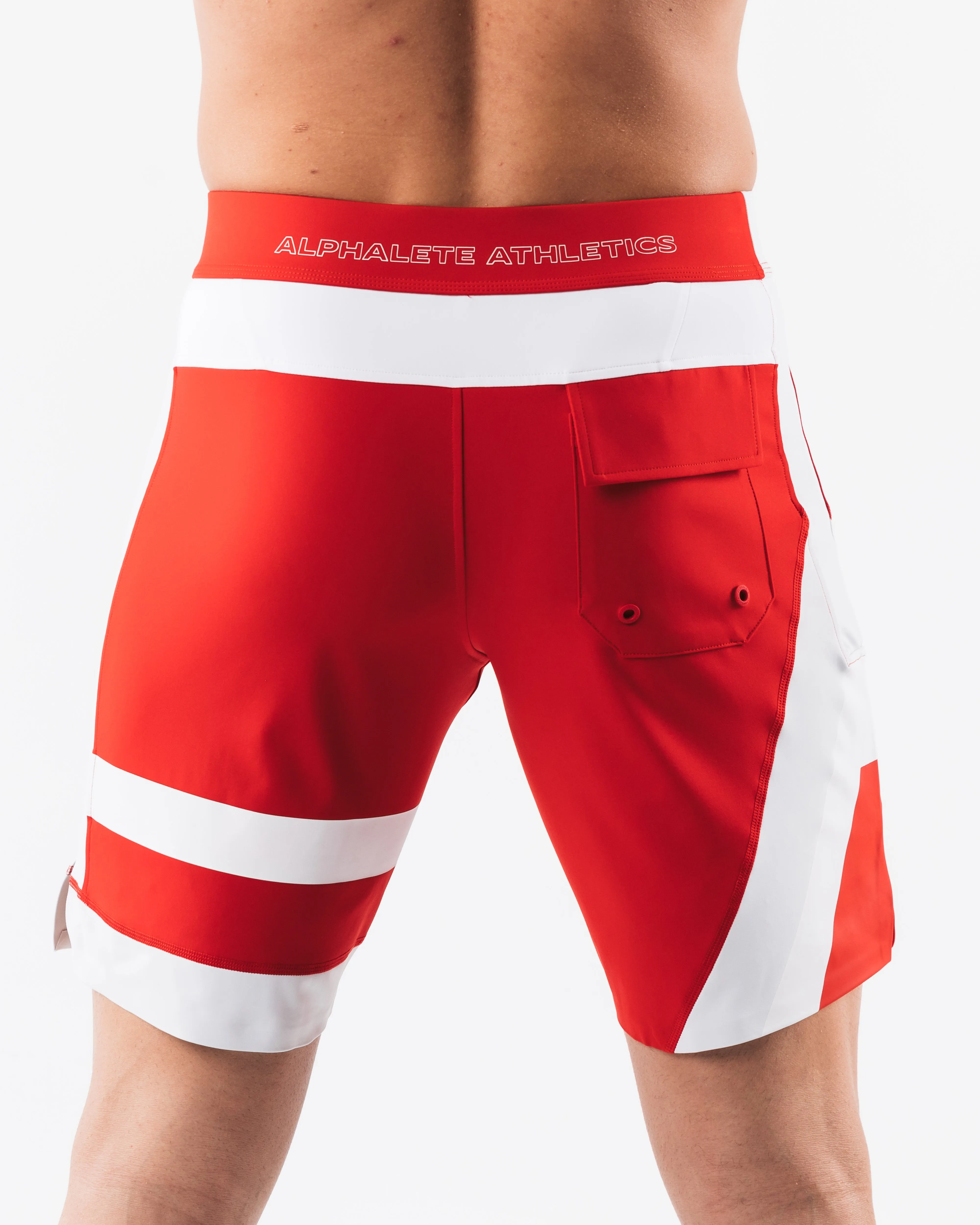 Aztec Boardshort - Crimson Coin Alphalete Athletics