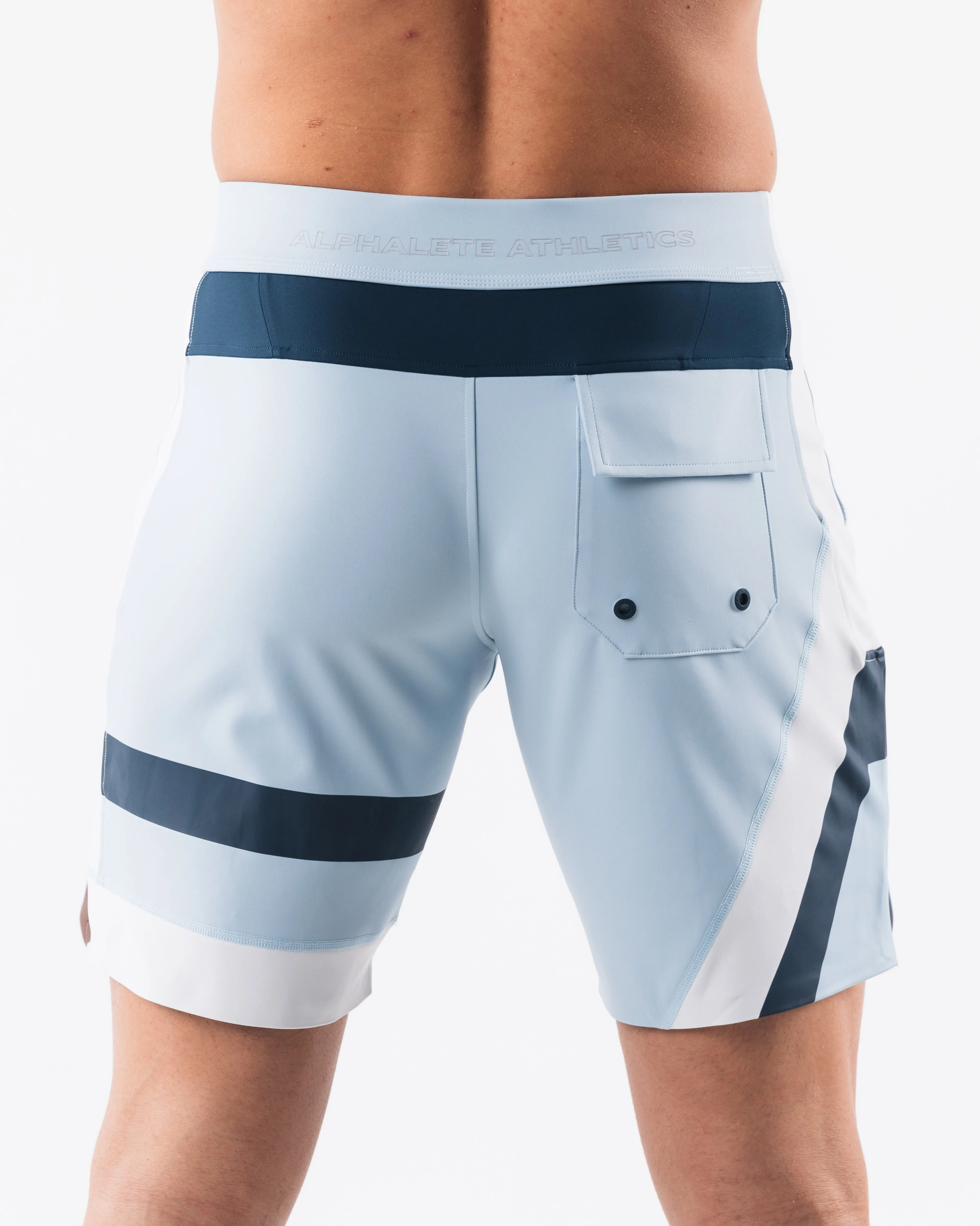 Aztec Boardshort - Navy Sky Alphalete Athletics