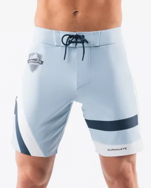 Aztec Boardshort - Navy Sky Alphalete Athletics