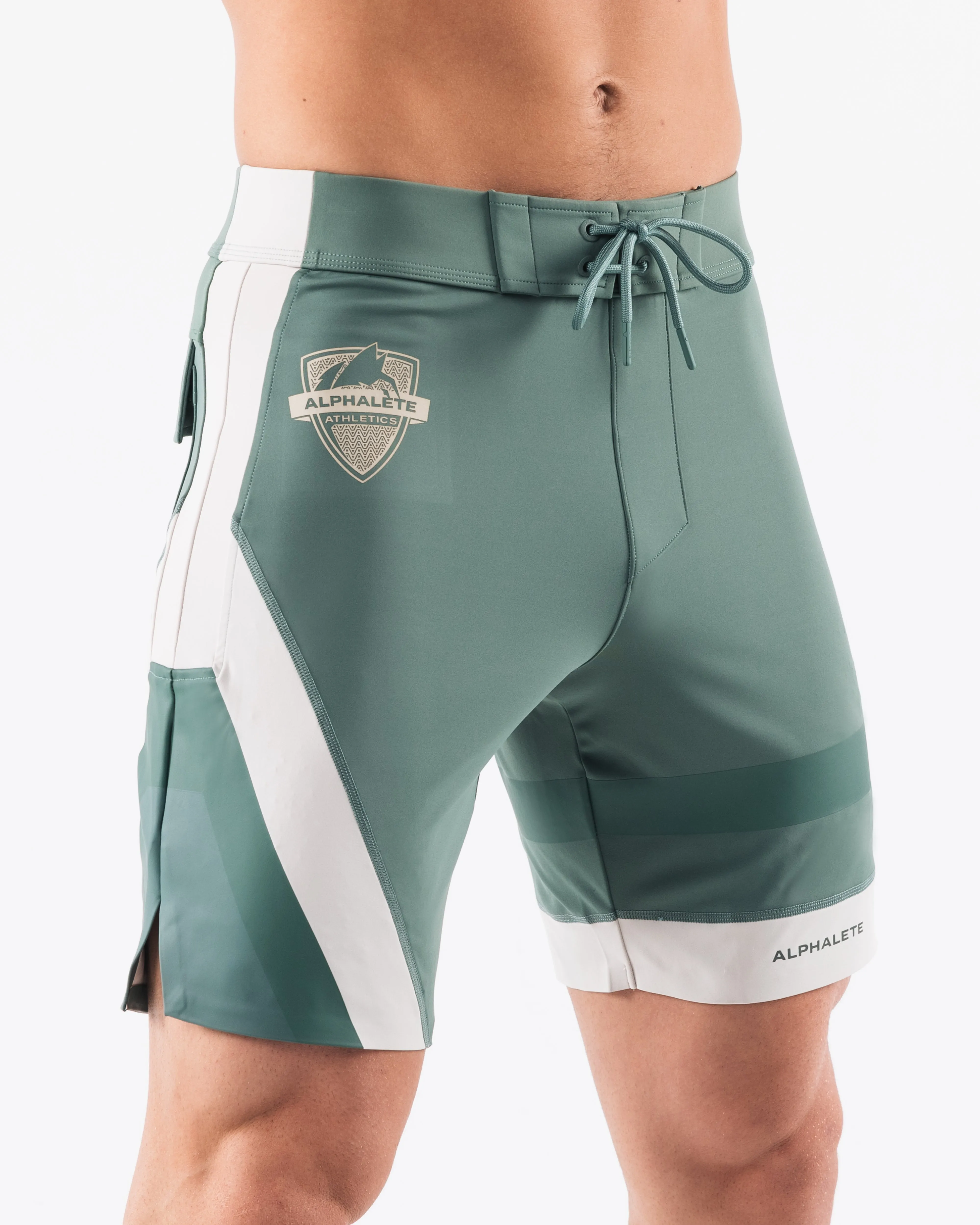 Aztec Boardshort - Sage Linen Alphalete Athletics