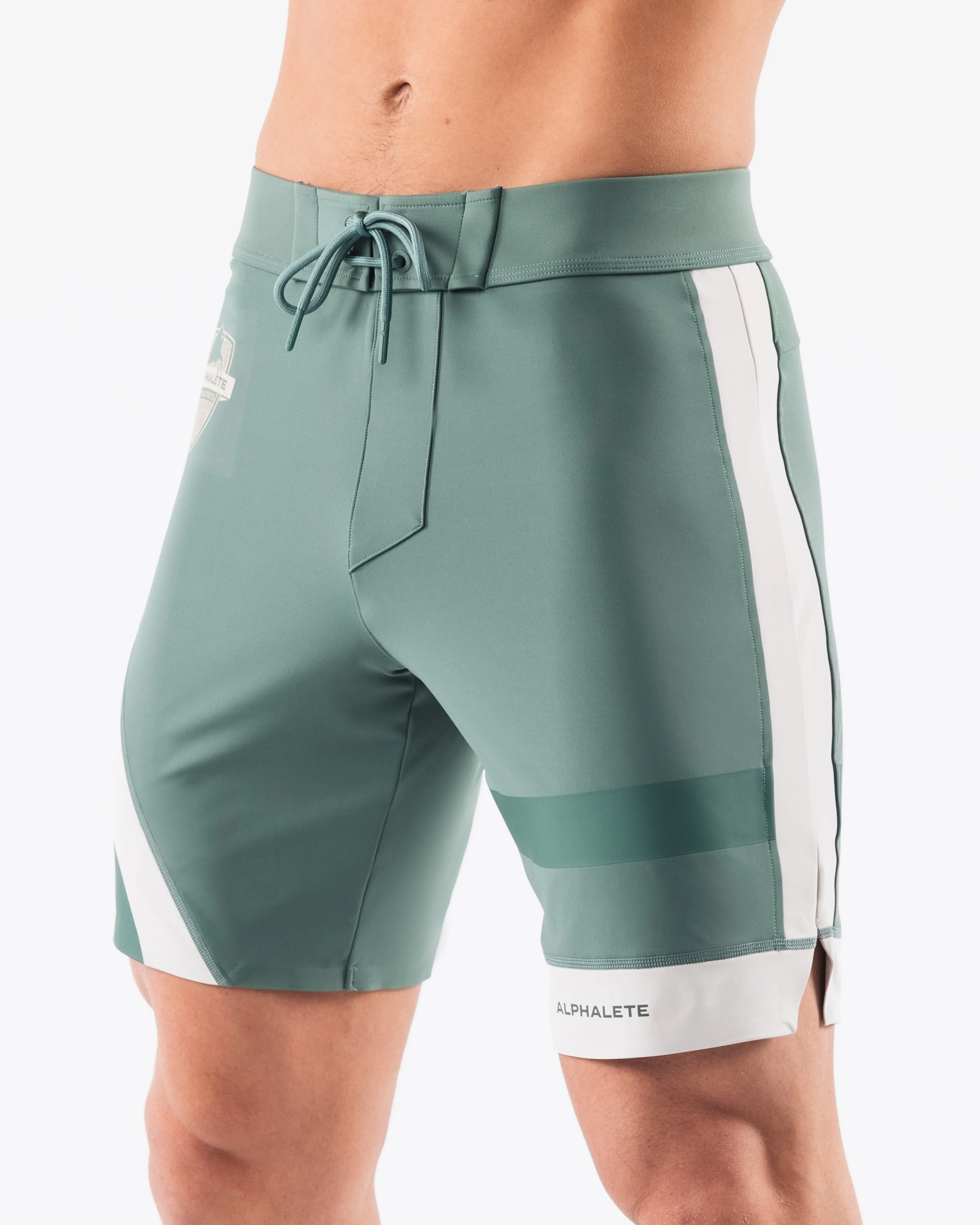Aztec Boardshort - Sage Linen Alphalete Athletics