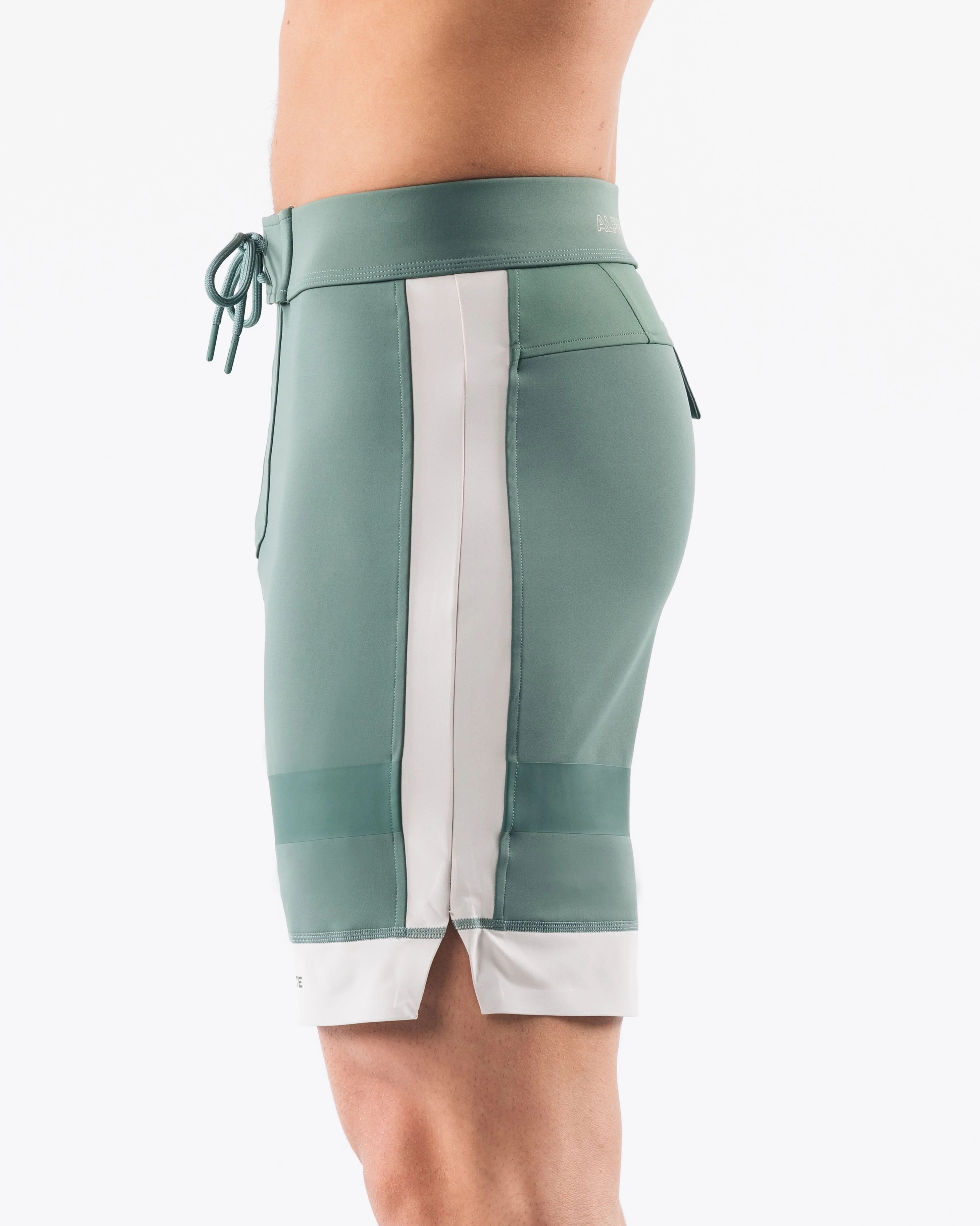 Aztec Boardshort - Sage Linen Alphalete Athletics