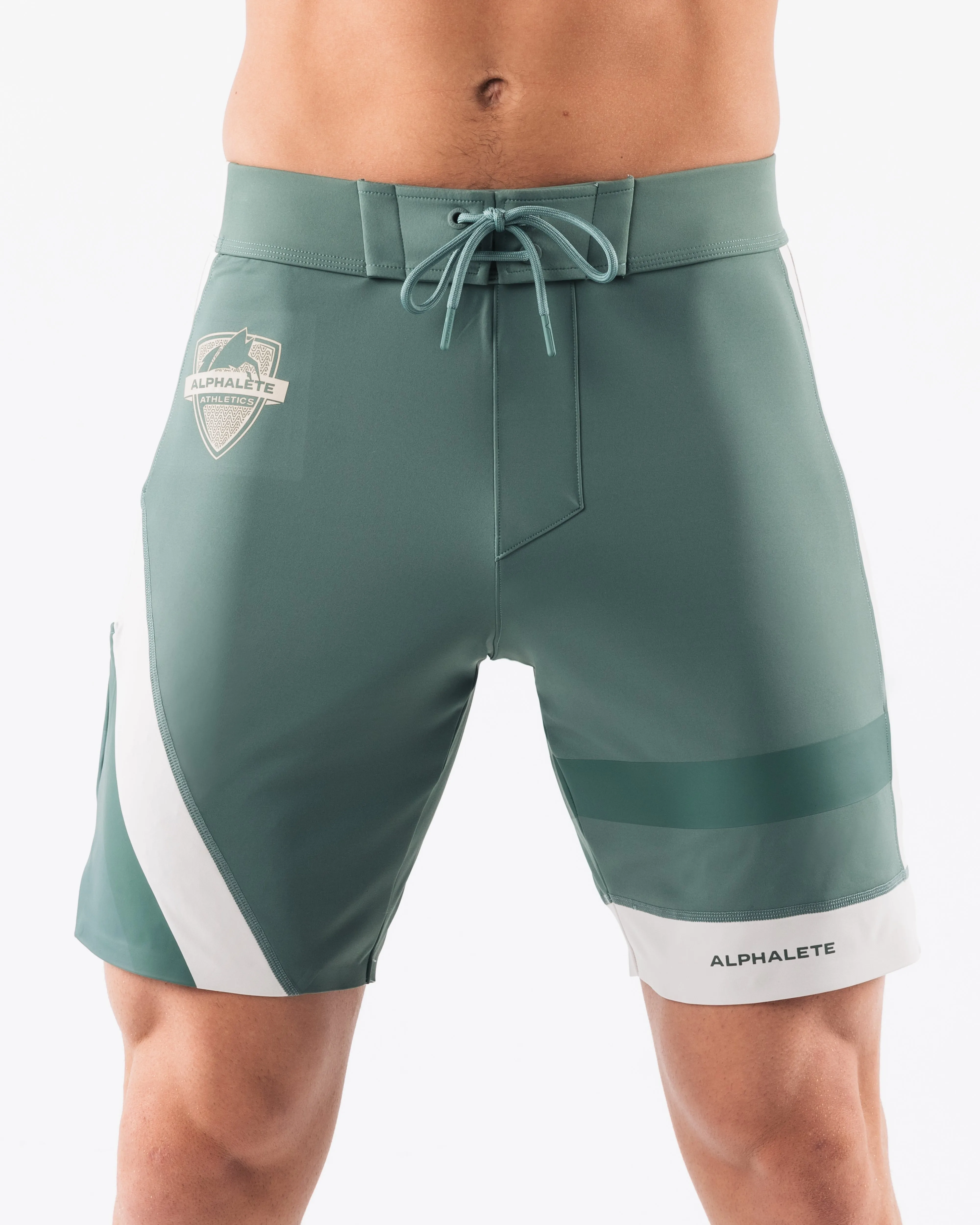 Aztec Boardshort - Sage Linen Alphalete Athletics