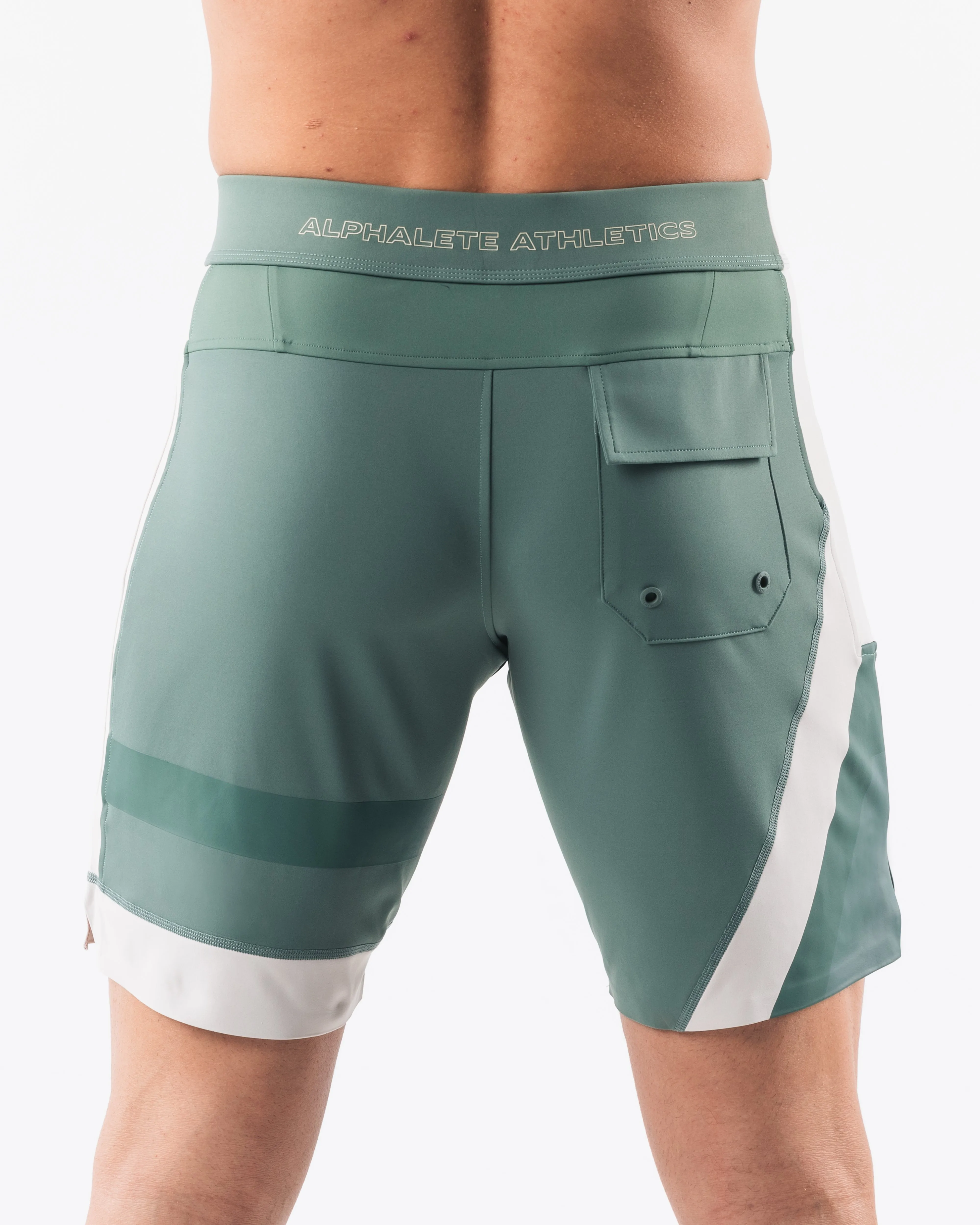 Aztec Boardshort - Sage Linen Alphalete Athletics