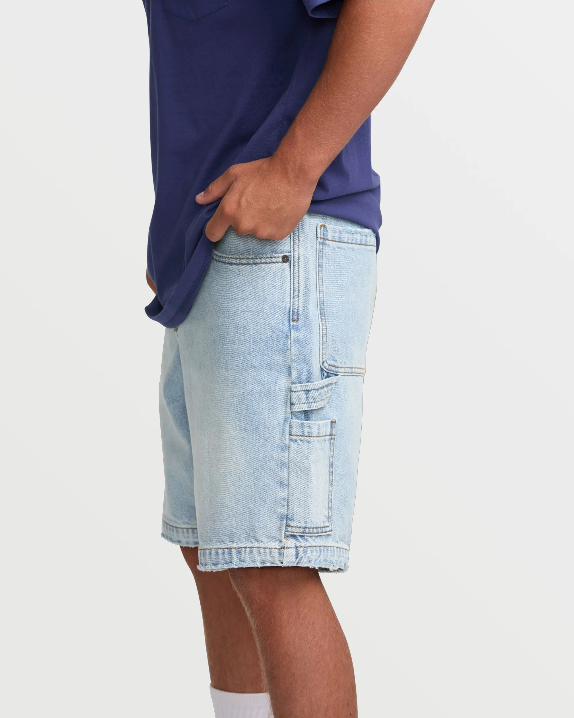 Bad Dog 21" Shorts - Bleached Aqua Billabong