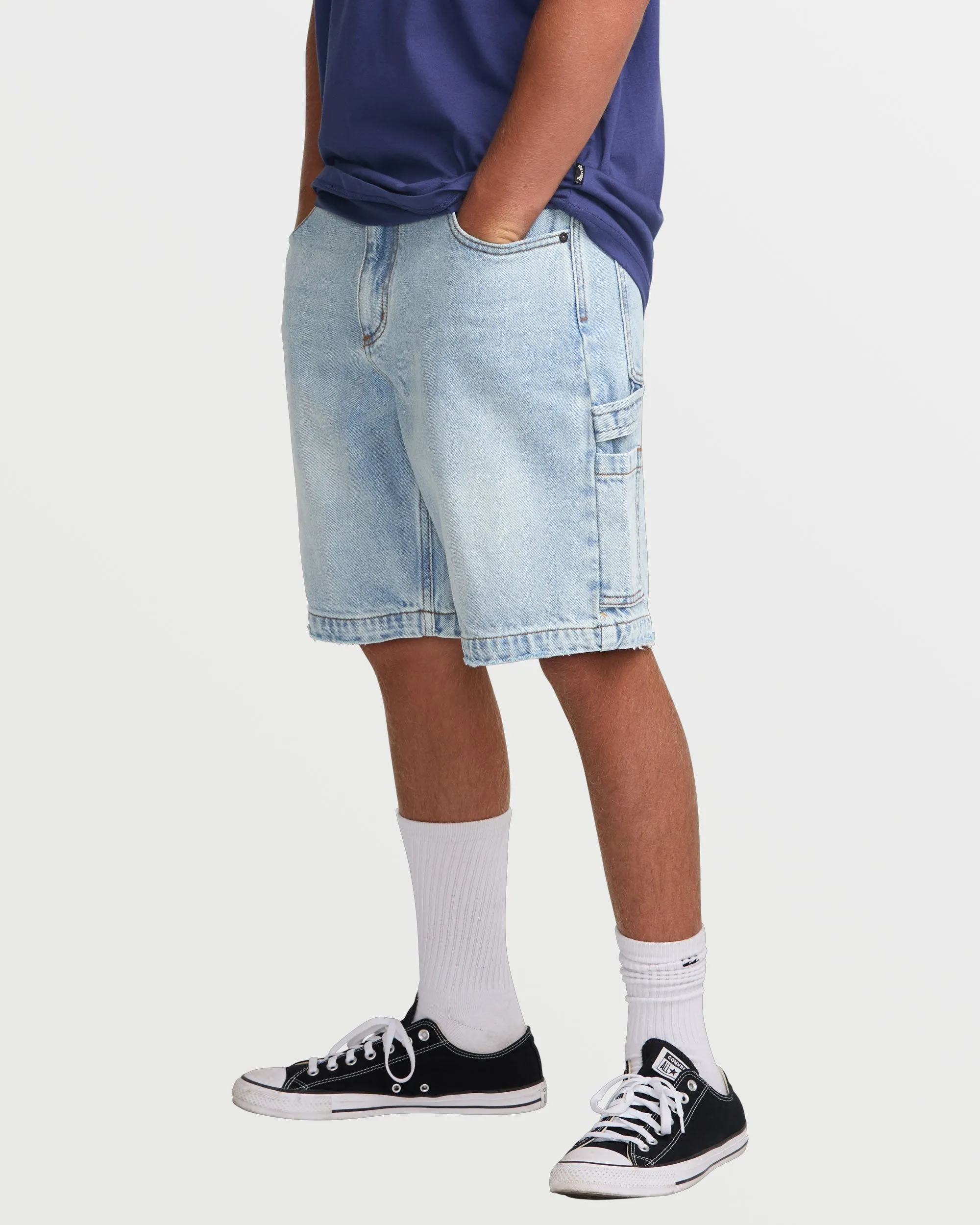 Bad Dog 21" Shorts - Bleached Aqua Billabong
