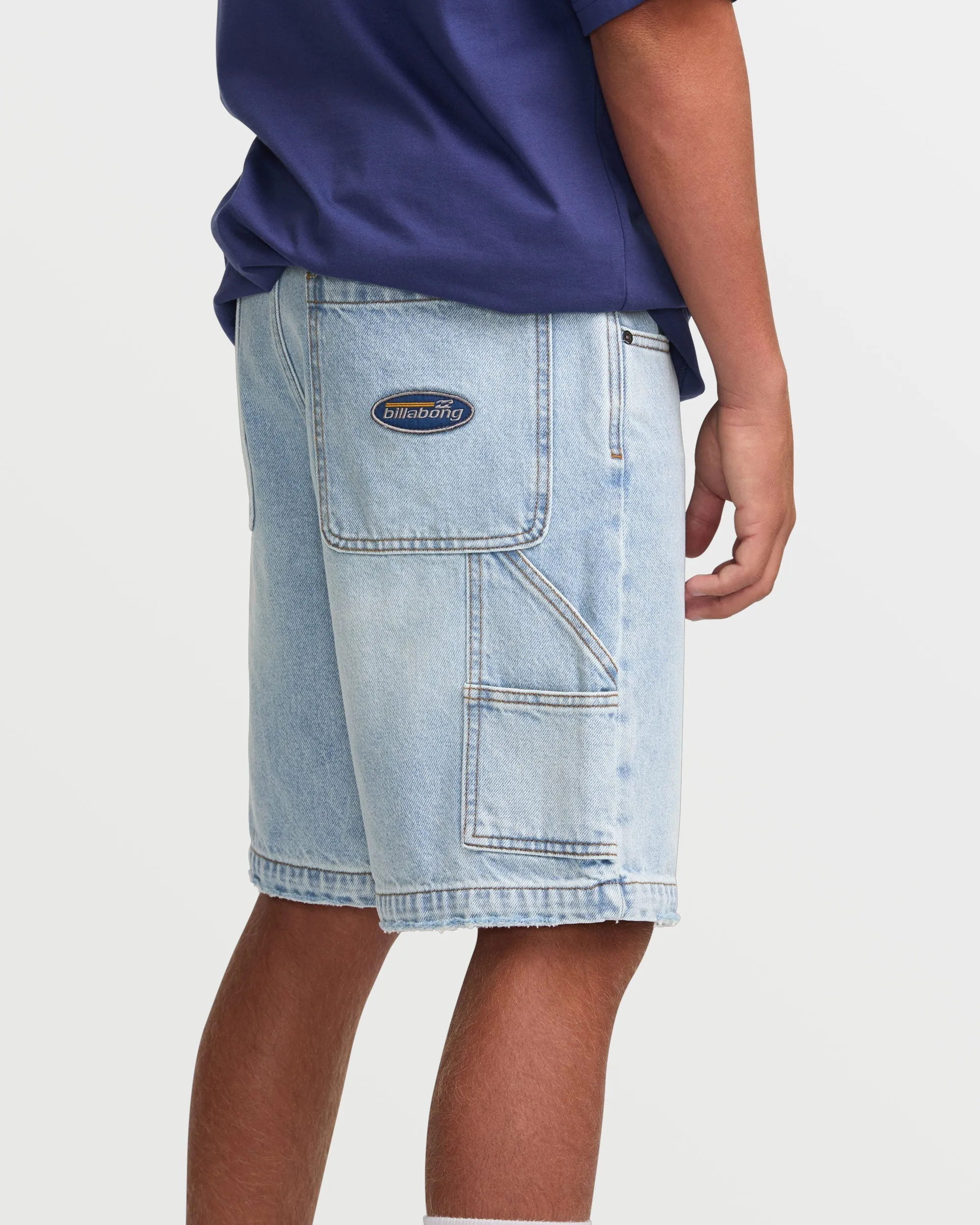 Bad Dog 21" Shorts - Bleached Aqua Billabong