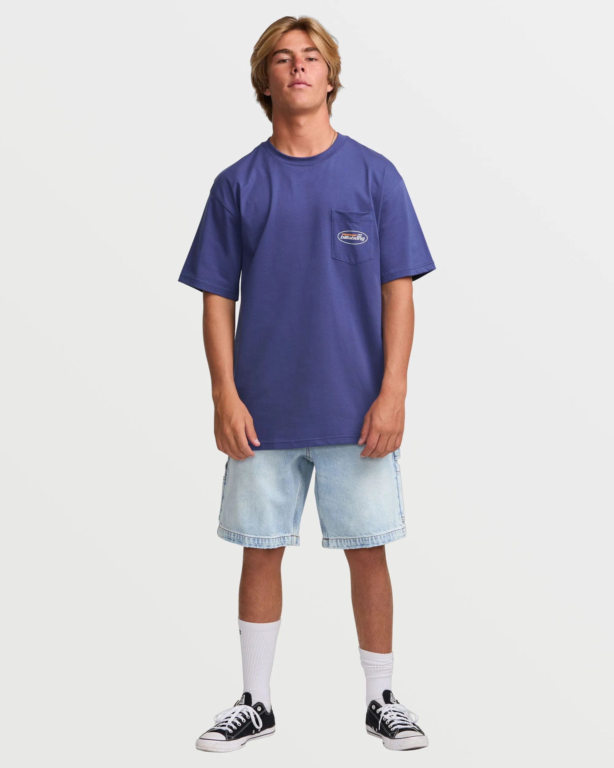 Bad Dog 21" Shorts - Bleached Aqua Billabong