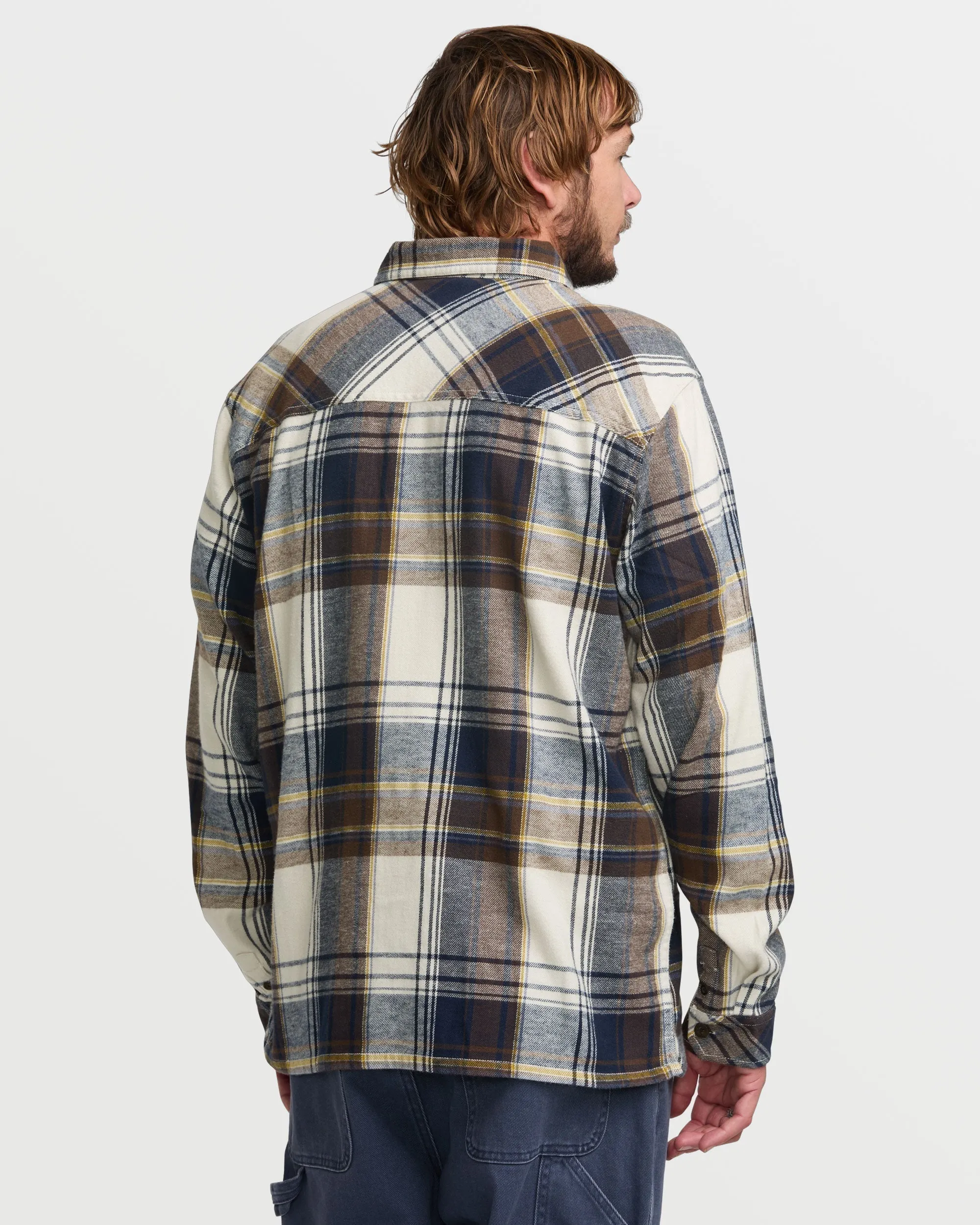 Bad Dog Flannel Shirt - Silver Billabong