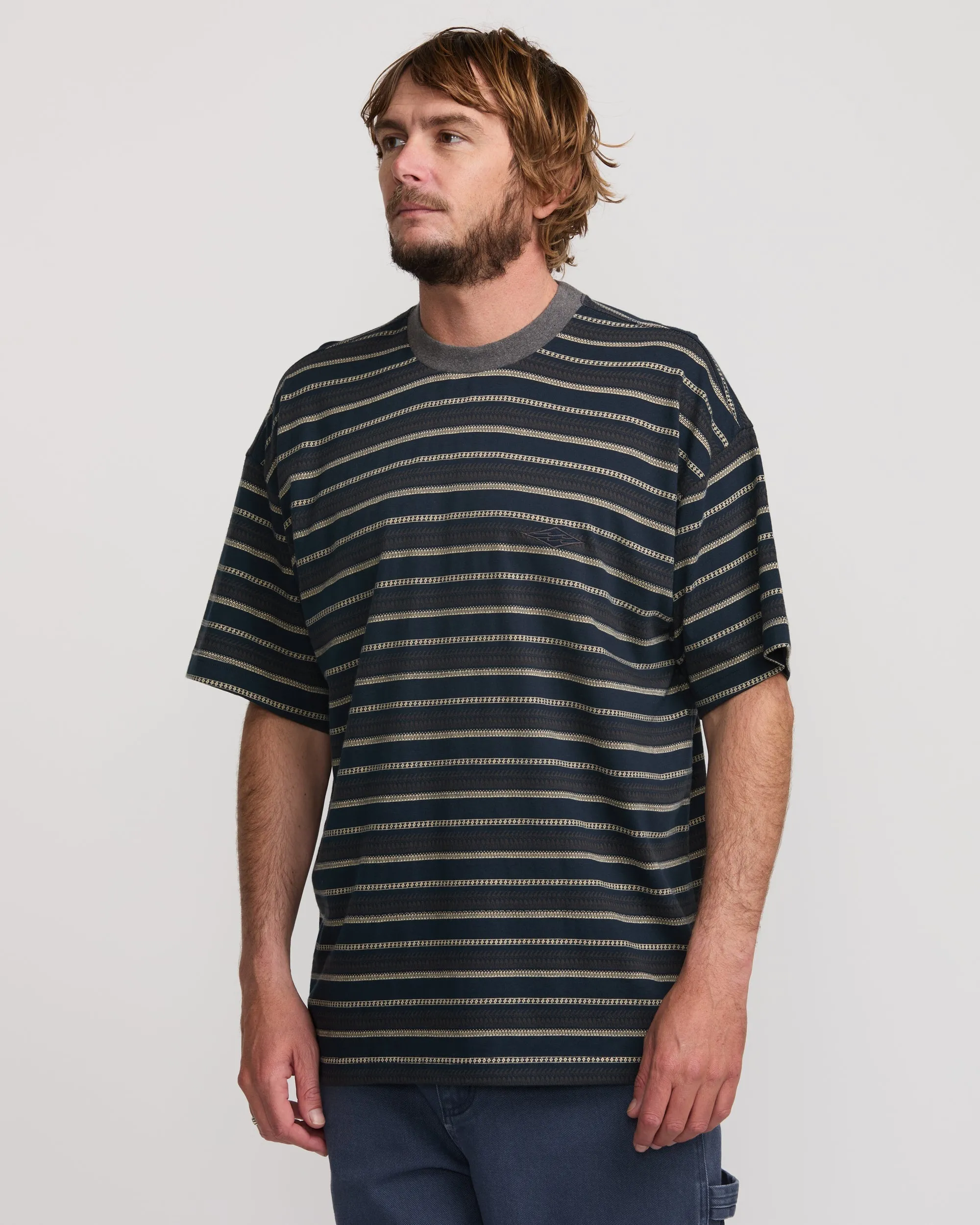 Bad Dog OG Tee - Navy Billabong