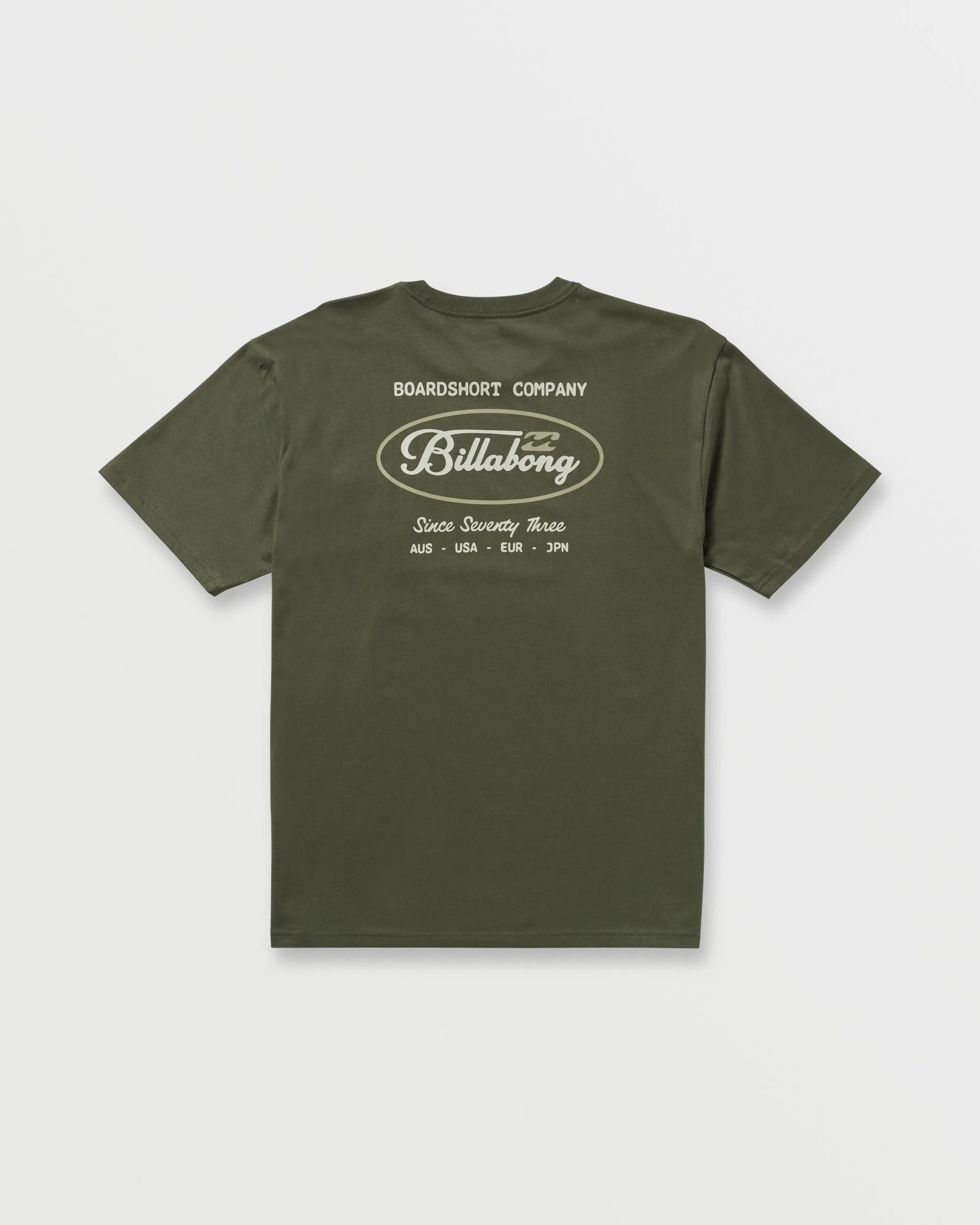 Bad Dog Pocket Regular Tee - Olive Billabong