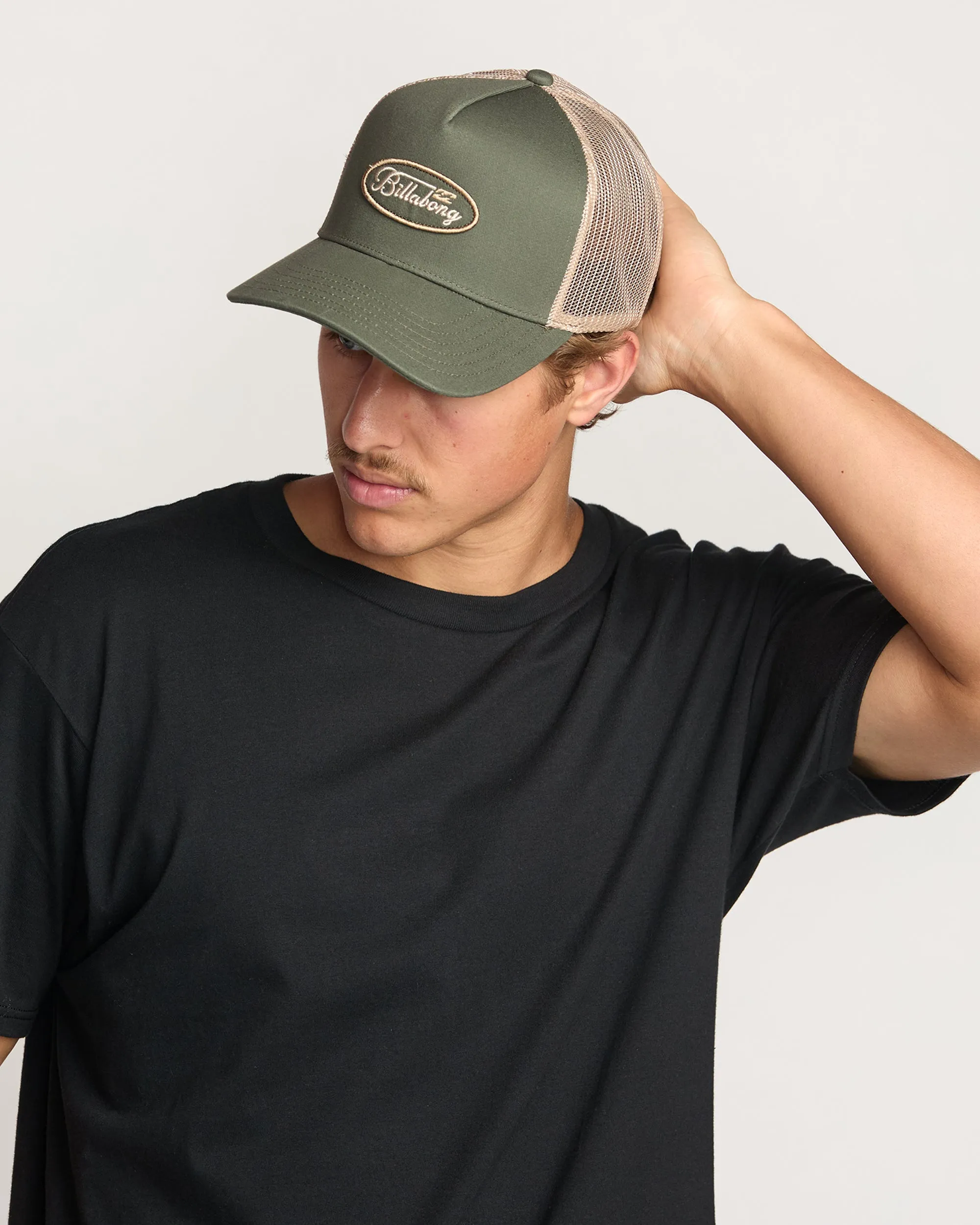 Bad Dog Trucker Hat - Military Billabong