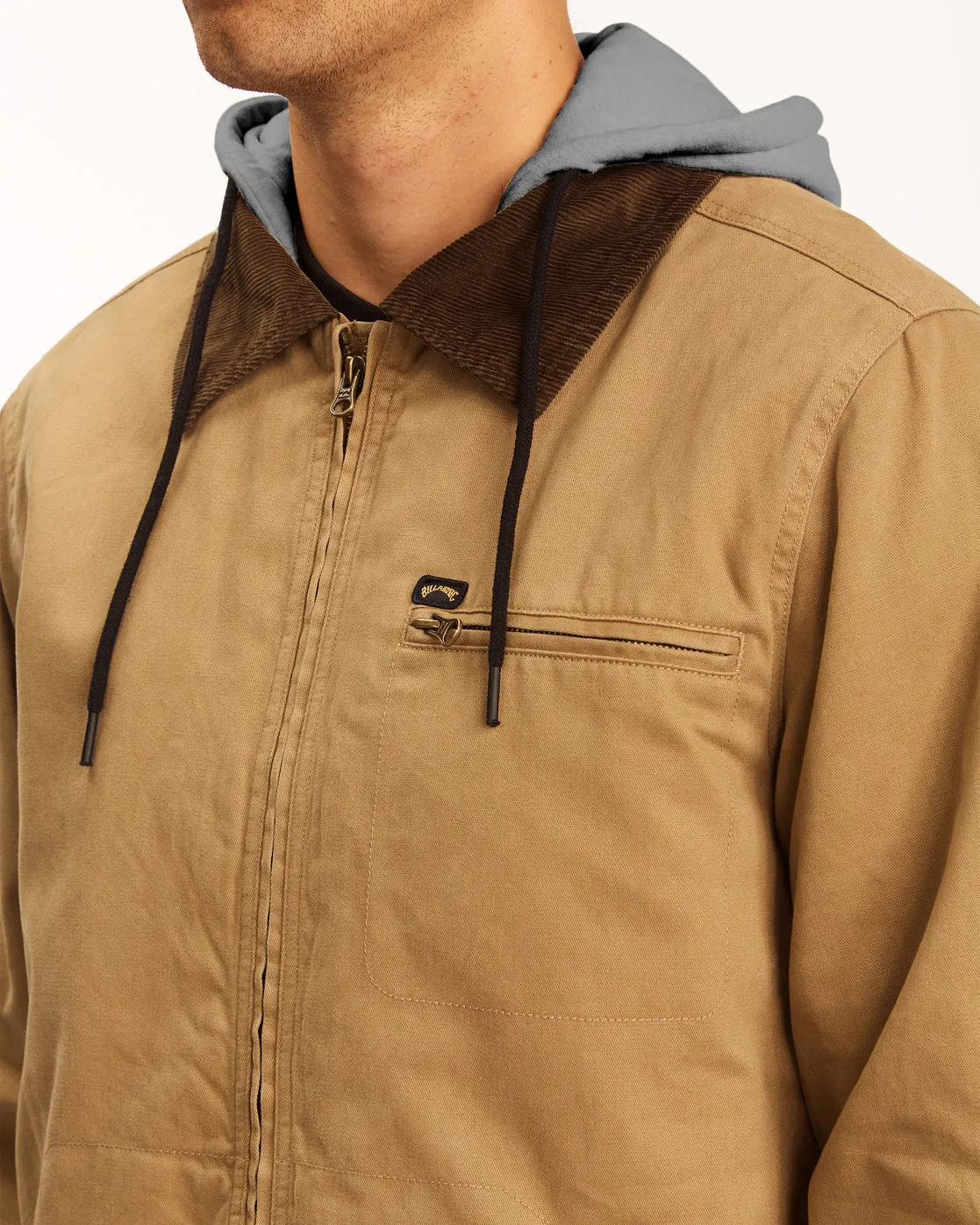 Barlow Hooded Jacket - Clay Billabong