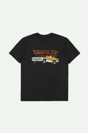 Barona S/S Tailored T-Shirt - Black Brixton