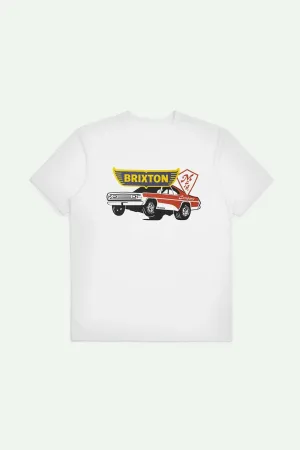 Barona S/S Tailored T-Shirt - White Brixton