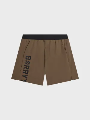 BARRY'S SADDLE BROWN 5" TRAIN SHORT LINED