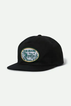 Bass Brains Swim HP Snapback - Black Brixton