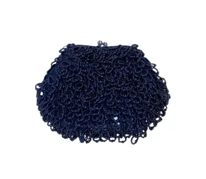 Beaded Black  Purse