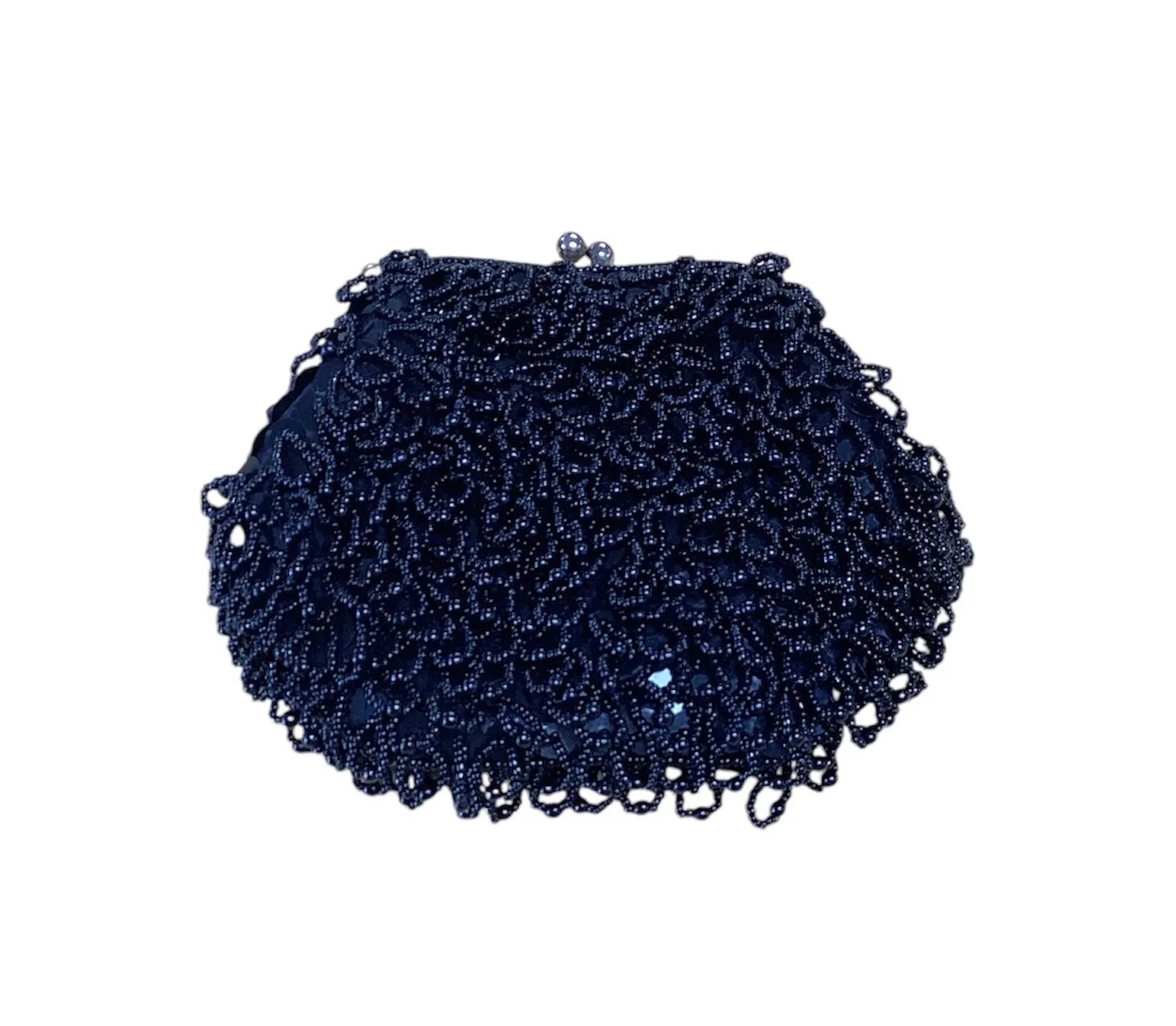 Beaded Black  Purse