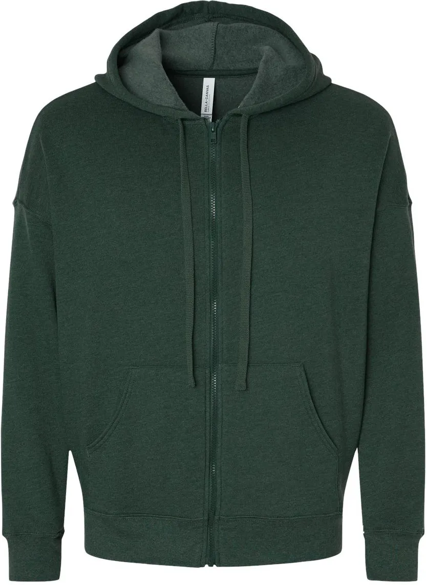Bella Canvas Sponge Fleece DTM Full-Zip Hoodie
