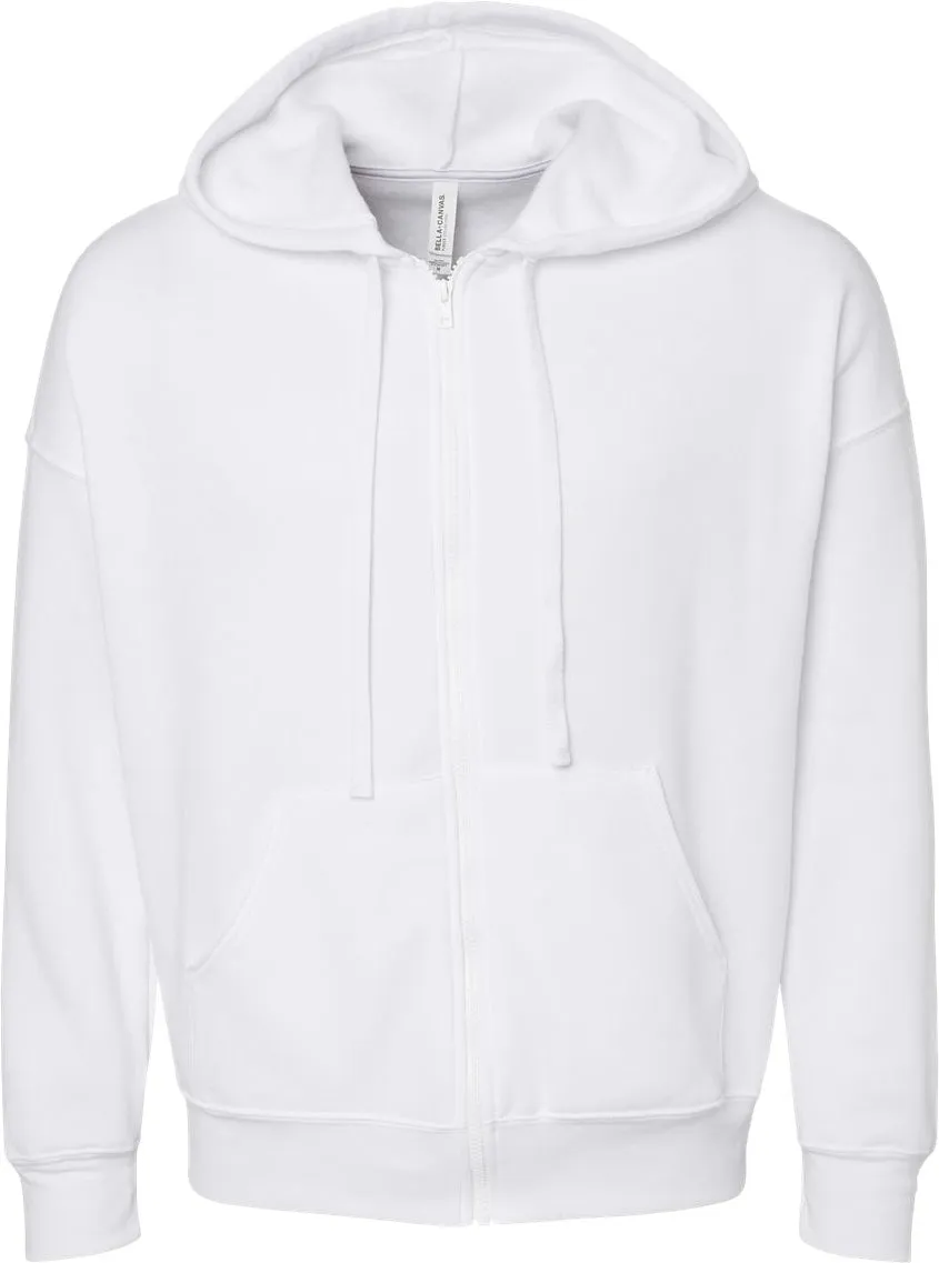 Bella Canvas Sponge Fleece DTM Full-Zip Hoodie