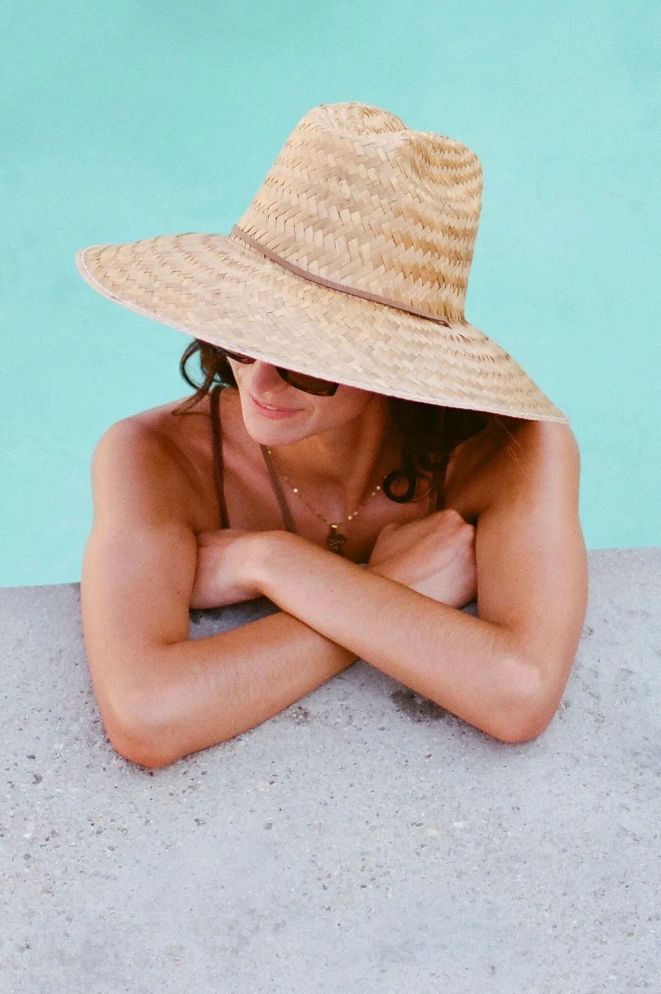 Bells II Sun Hat - Light Brown Brixton
