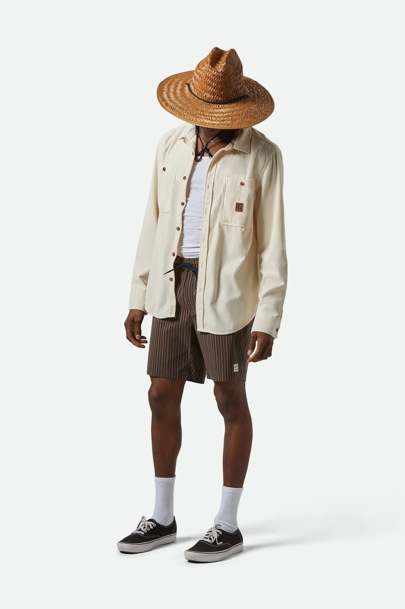 Bells II Sun Hat - Light Brown Brixton