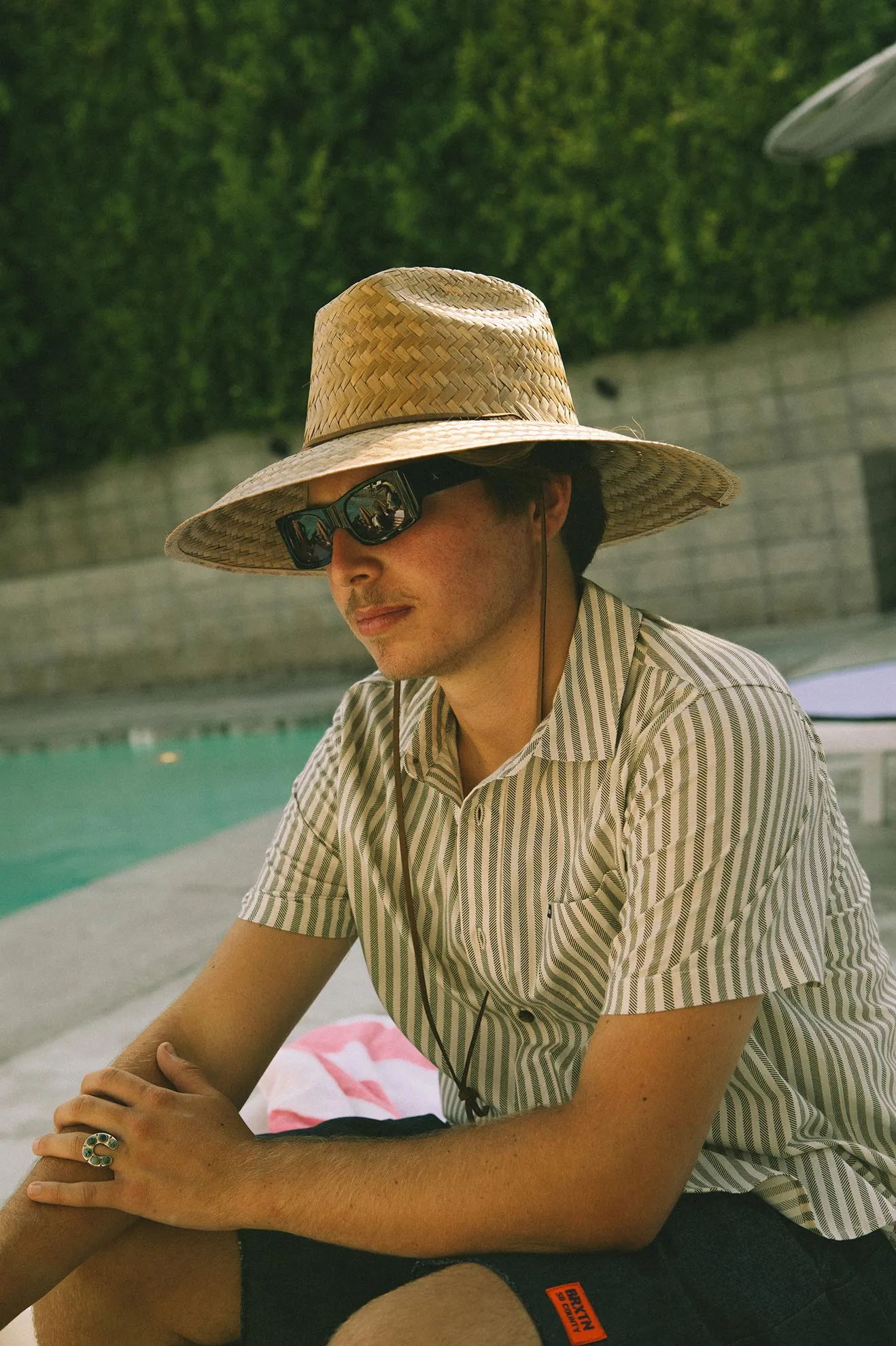 Bells II Sun Hat - Light Brown Brixton