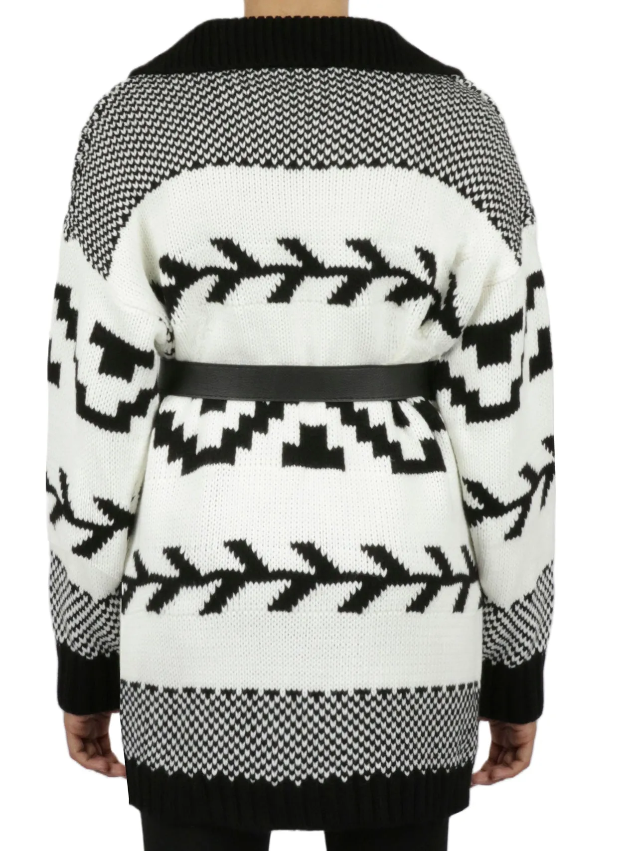 Belted Nordic Cardigan