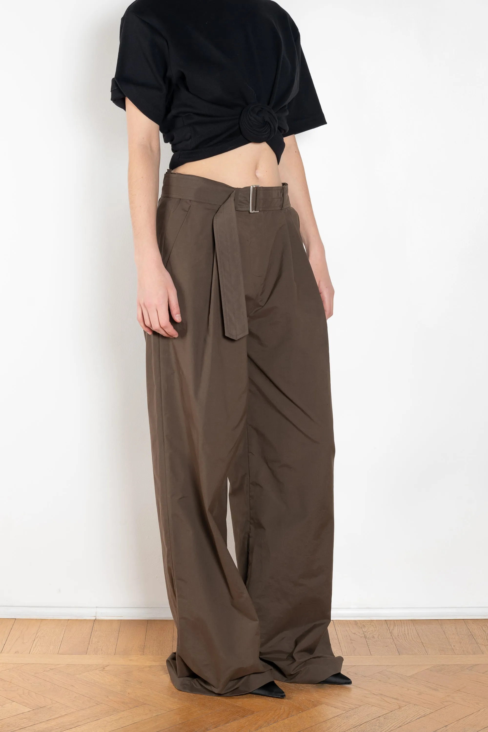 Belted Relaxed Trouser