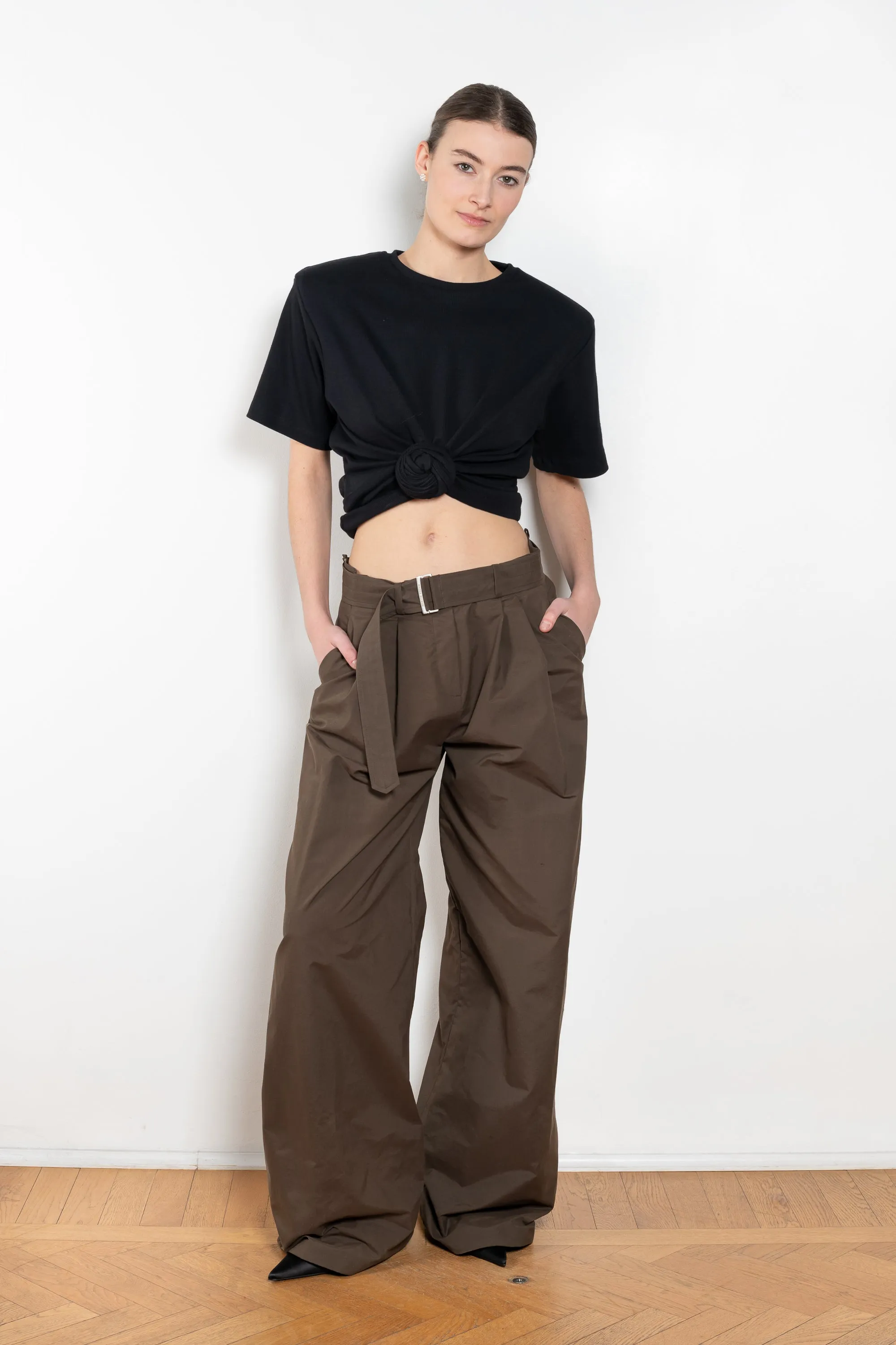 Belted Relaxed Trouser