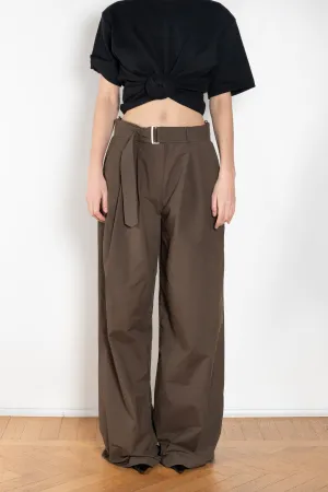 Belted Relaxed Trouser