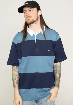 Ben Sherman - Short Sleeve Rugby Blue Shadow - Polo