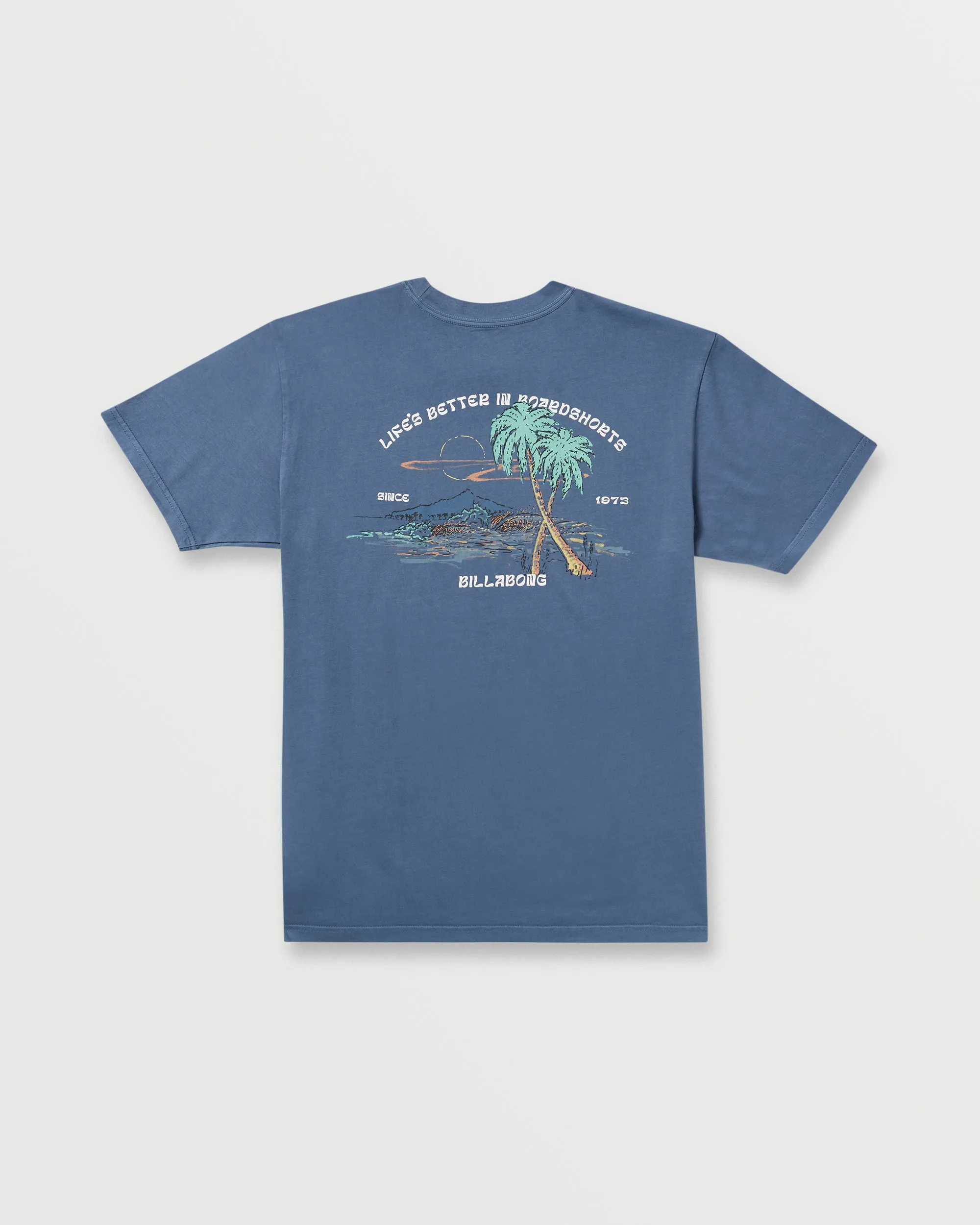 Better Premium Wave Wash Tee - Deep Blue Billabong