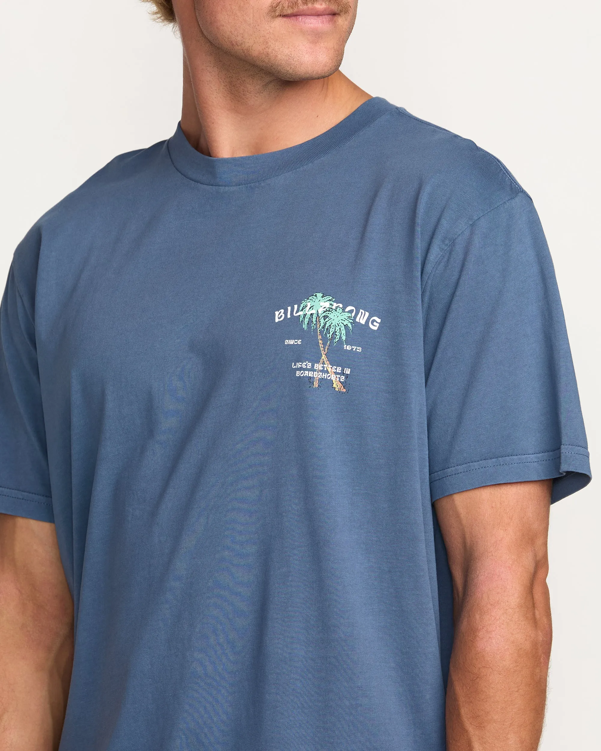 Better Premium Wave Wash Tee - Deep Blue Billabong