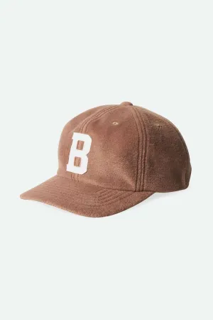 Big B Adjustable Hat - Oatmeal Polar Fleece Brixton