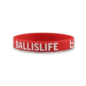 BIL Wristband in Red Ballislife