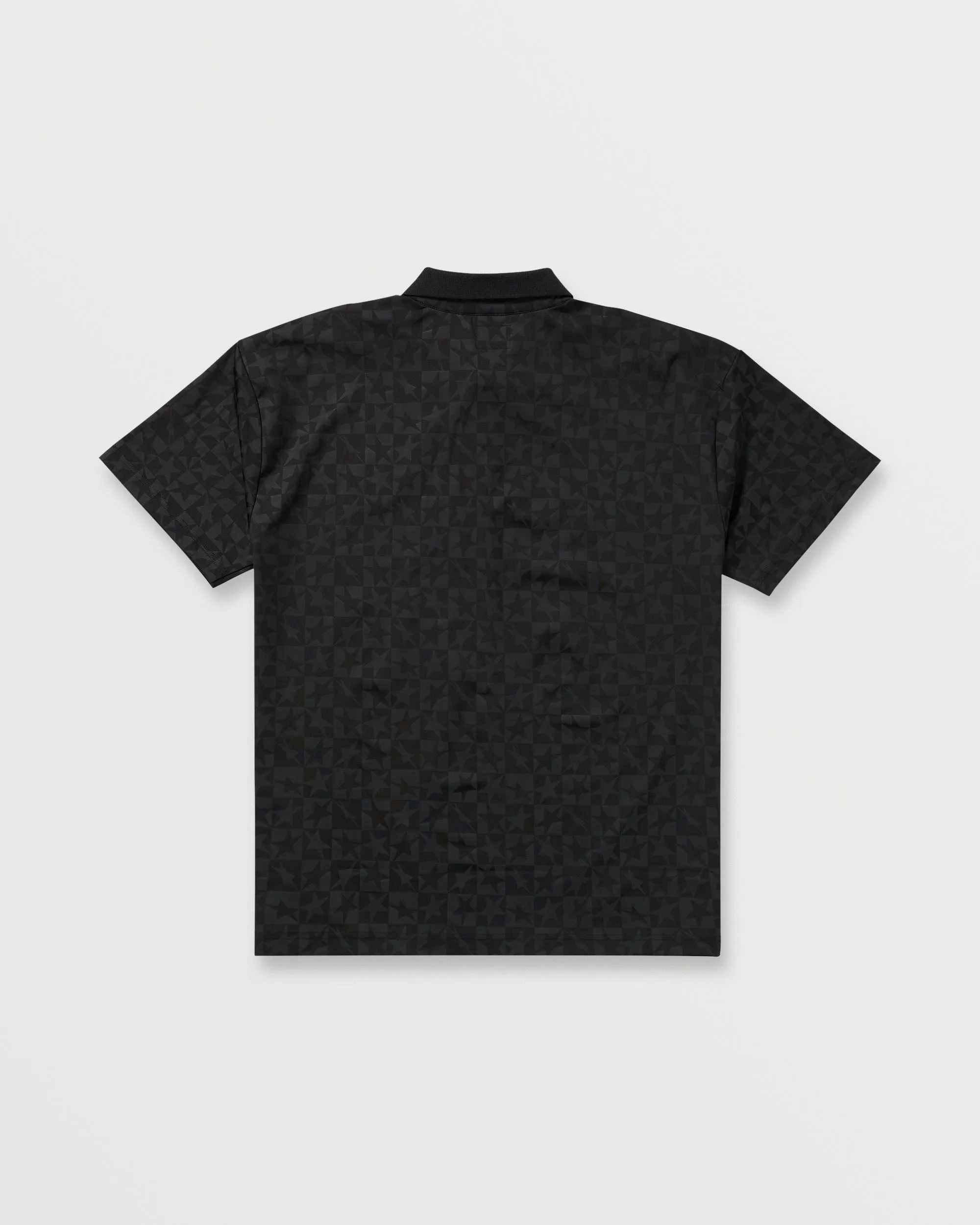 Billabong x Mami Wata Black Star Surf Club Short Sleeve Polo Shirt - Black Billabong