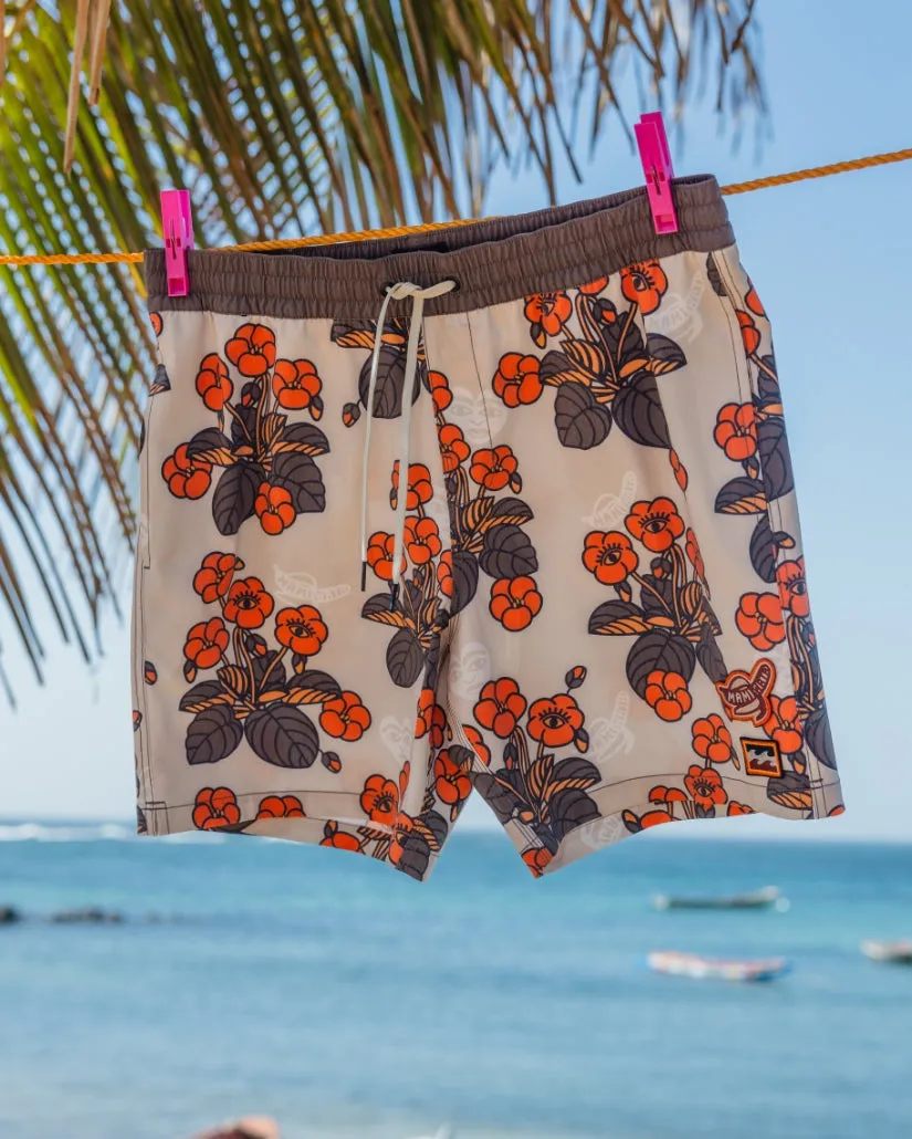 Billabong x Mami Wata Icons Laybacks 17" Trunks - Stone Billabong