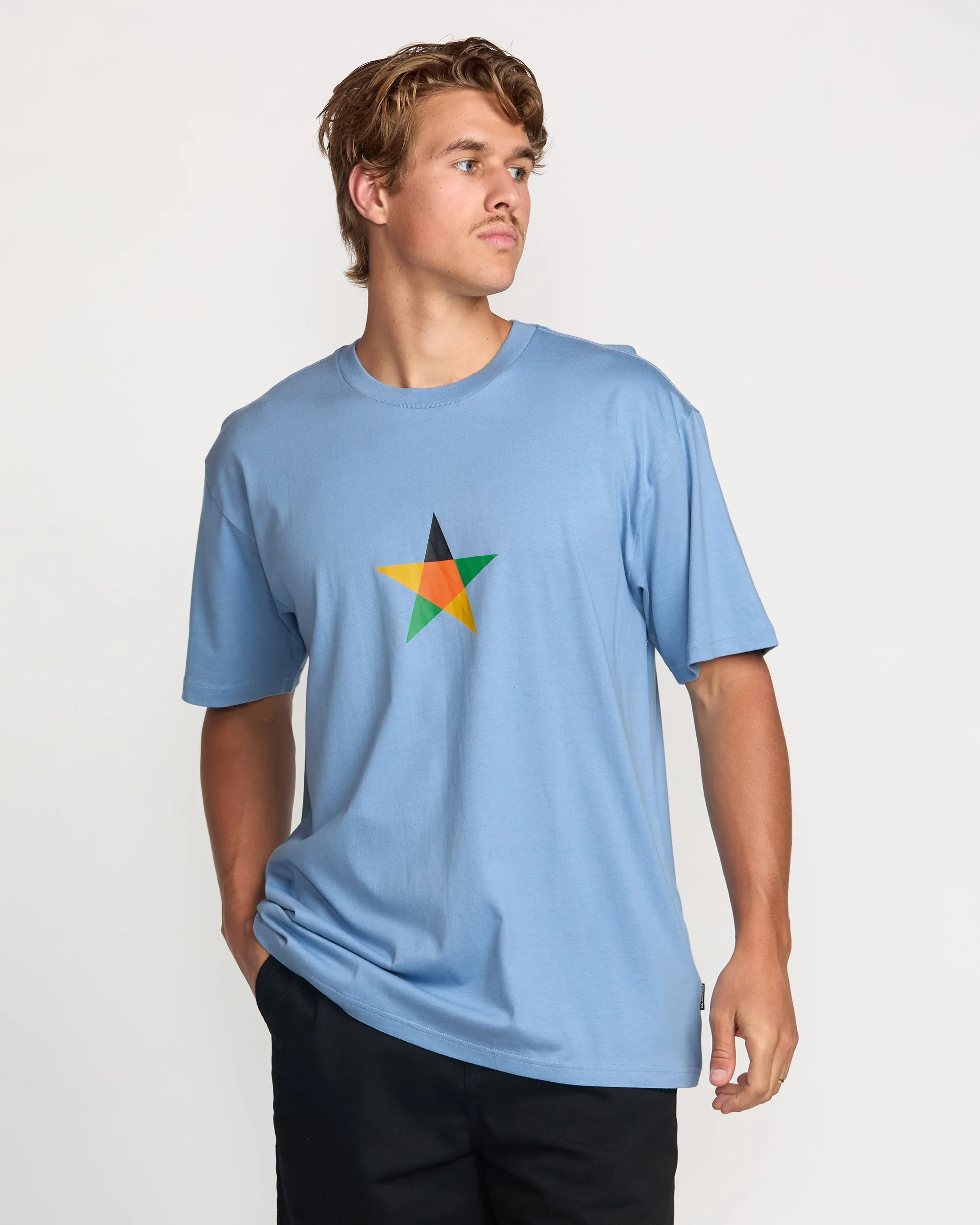 Billabong x Mami Wata Star Regular Tee - Sky Blue Billabong