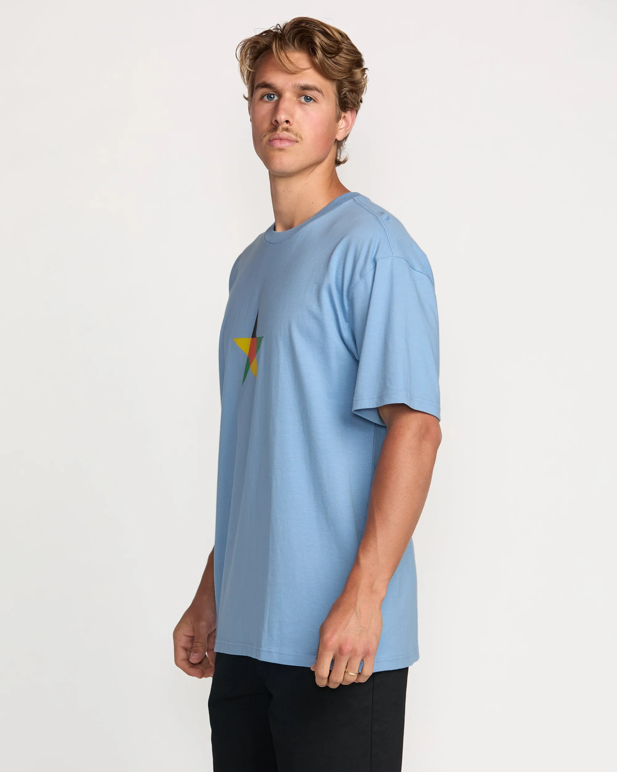 Billabong x Mami Wata Star Regular Tee - Sky Blue Billabong