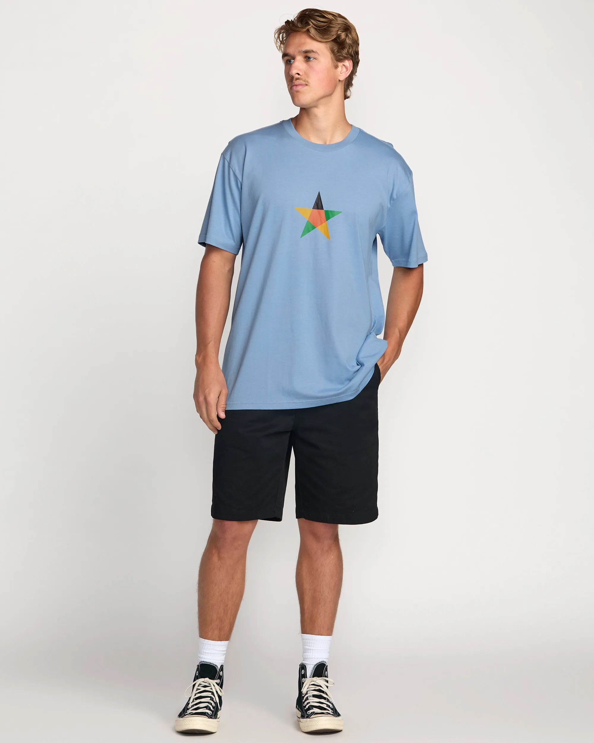 Billabong x Mami Wata Star Regular Tee - Sky Blue Billabong