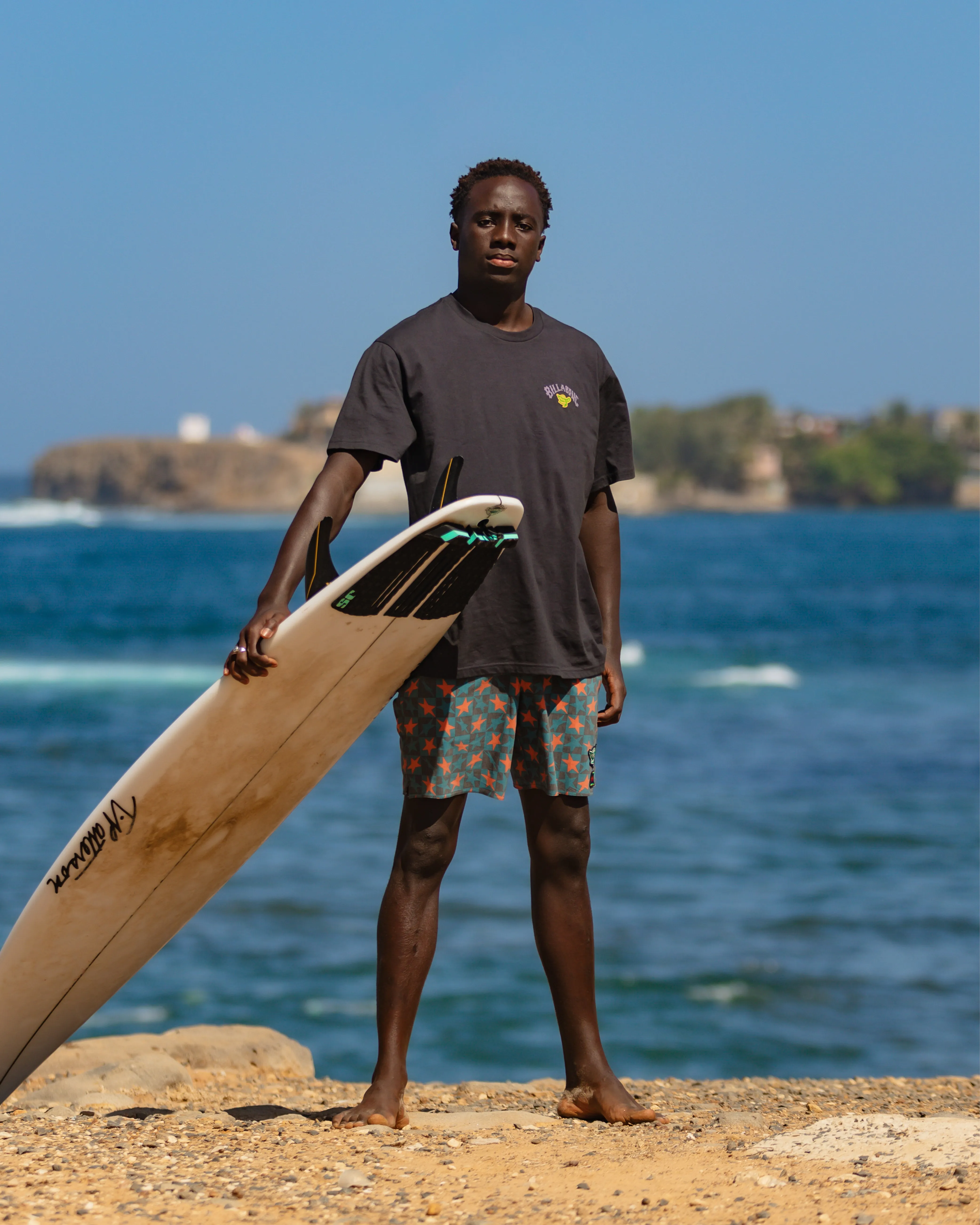 Billabong x Mami Wata Surf Africa Regular Tee - Washed Black Billabong